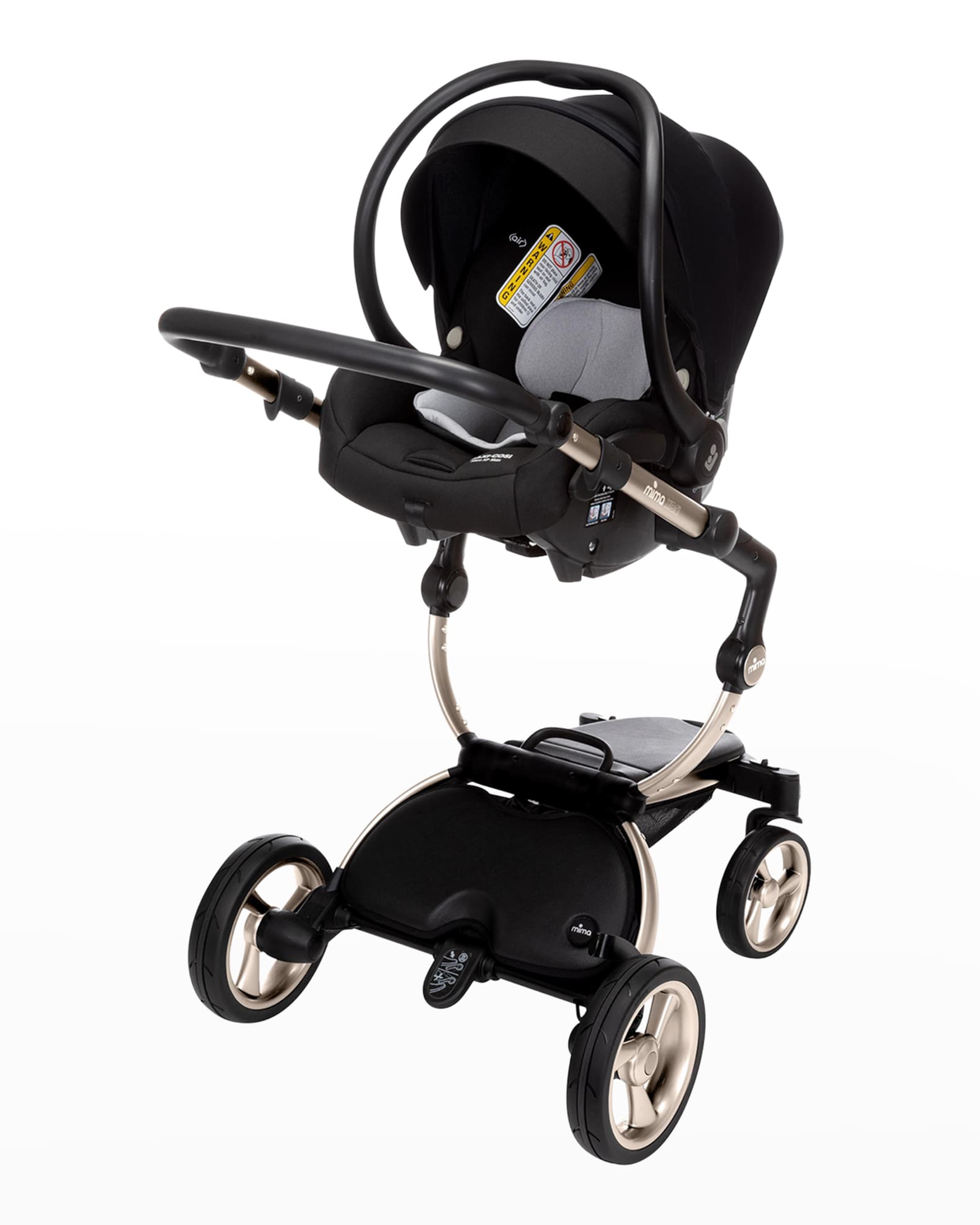 Mima Xari Stroller Luxury Travel System w/ Black Chassis & MaxiCosi