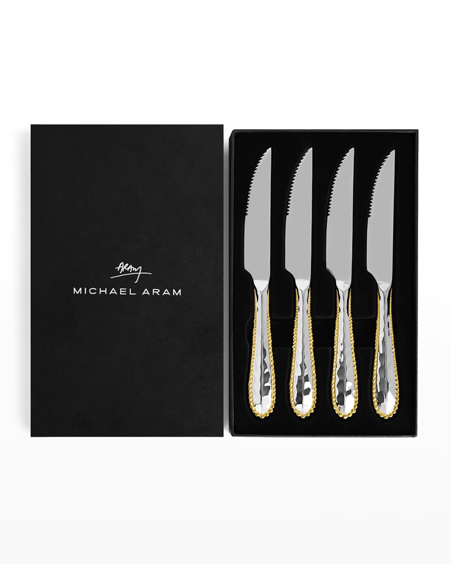 Michael Aram Molten Gold Steak Knives, Set of 4 Neiman Marcus