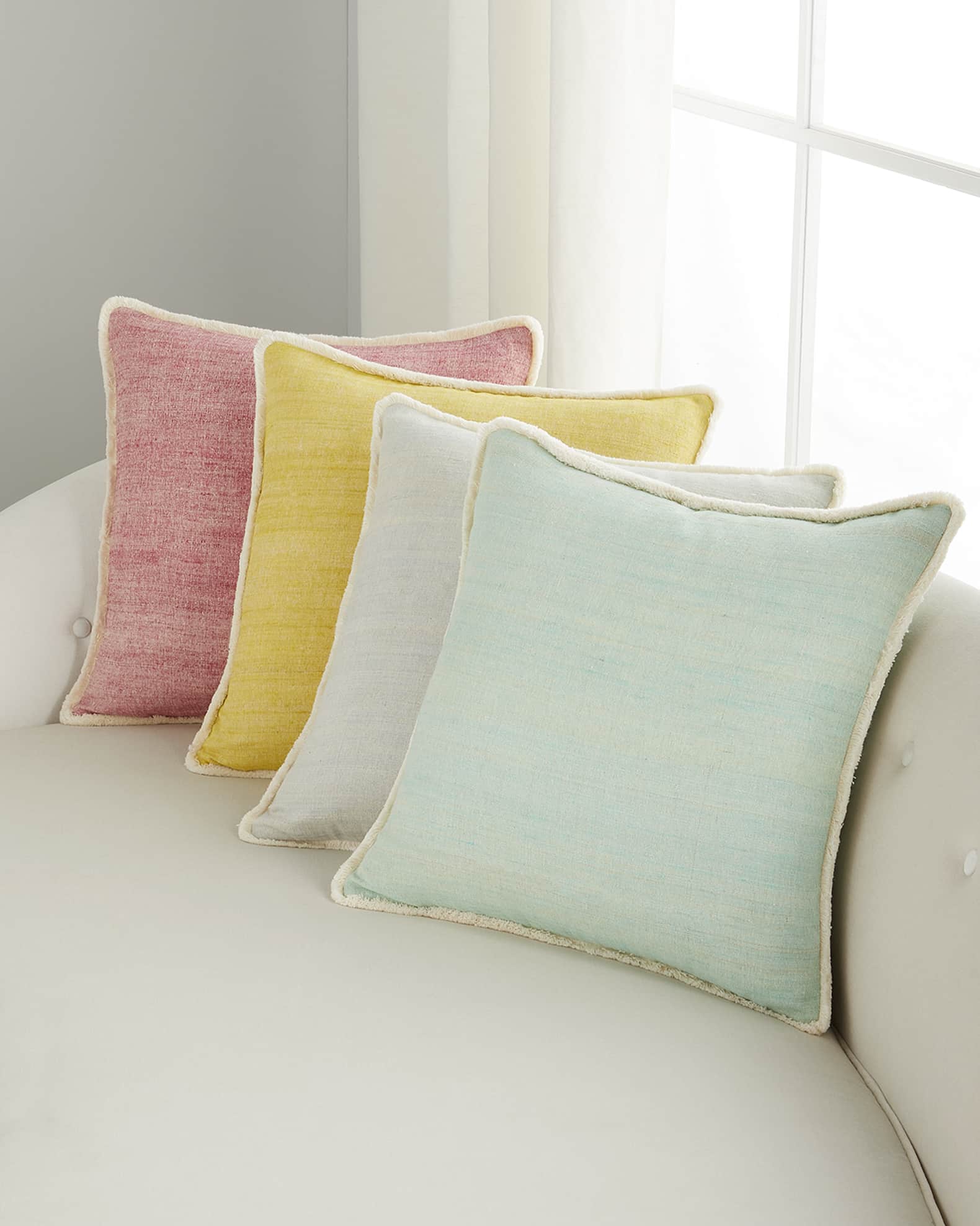 Jonathan Adler Brighton Fringe Pillow 20 x 20 Neiman Marcus