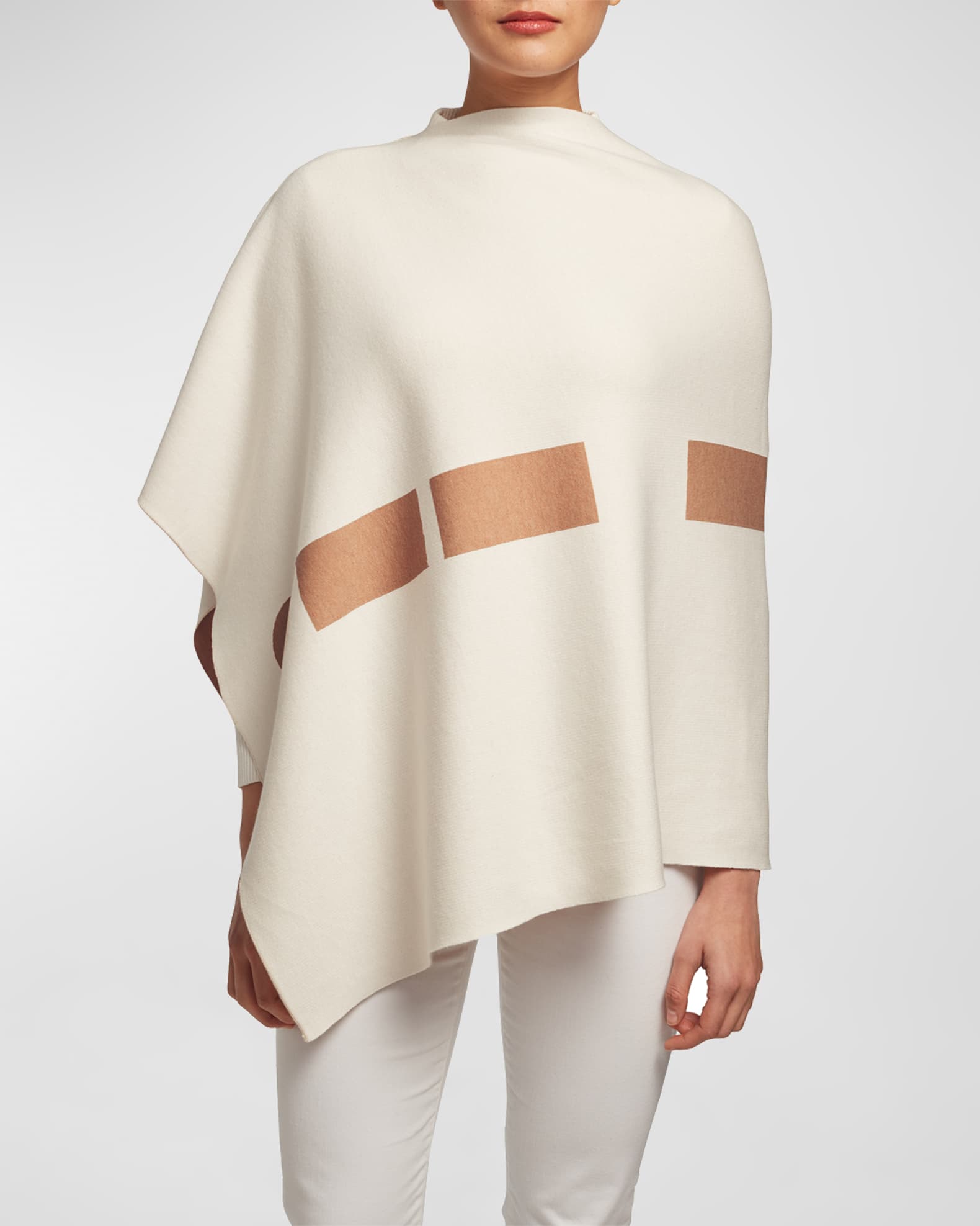 Reversible Morse Code Hug Poncho 1