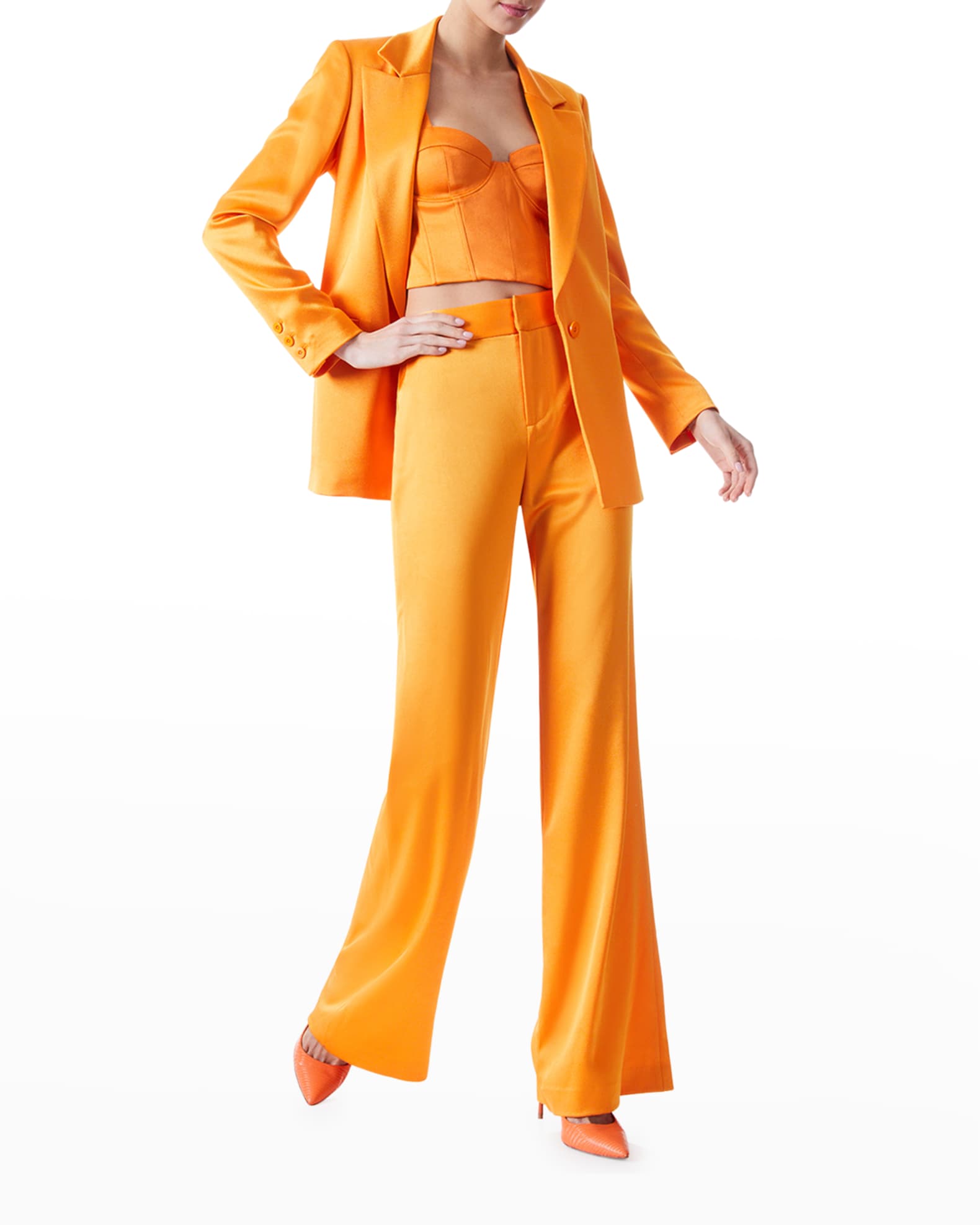 A+O Tangerine Suit Set | Neiman Marcus