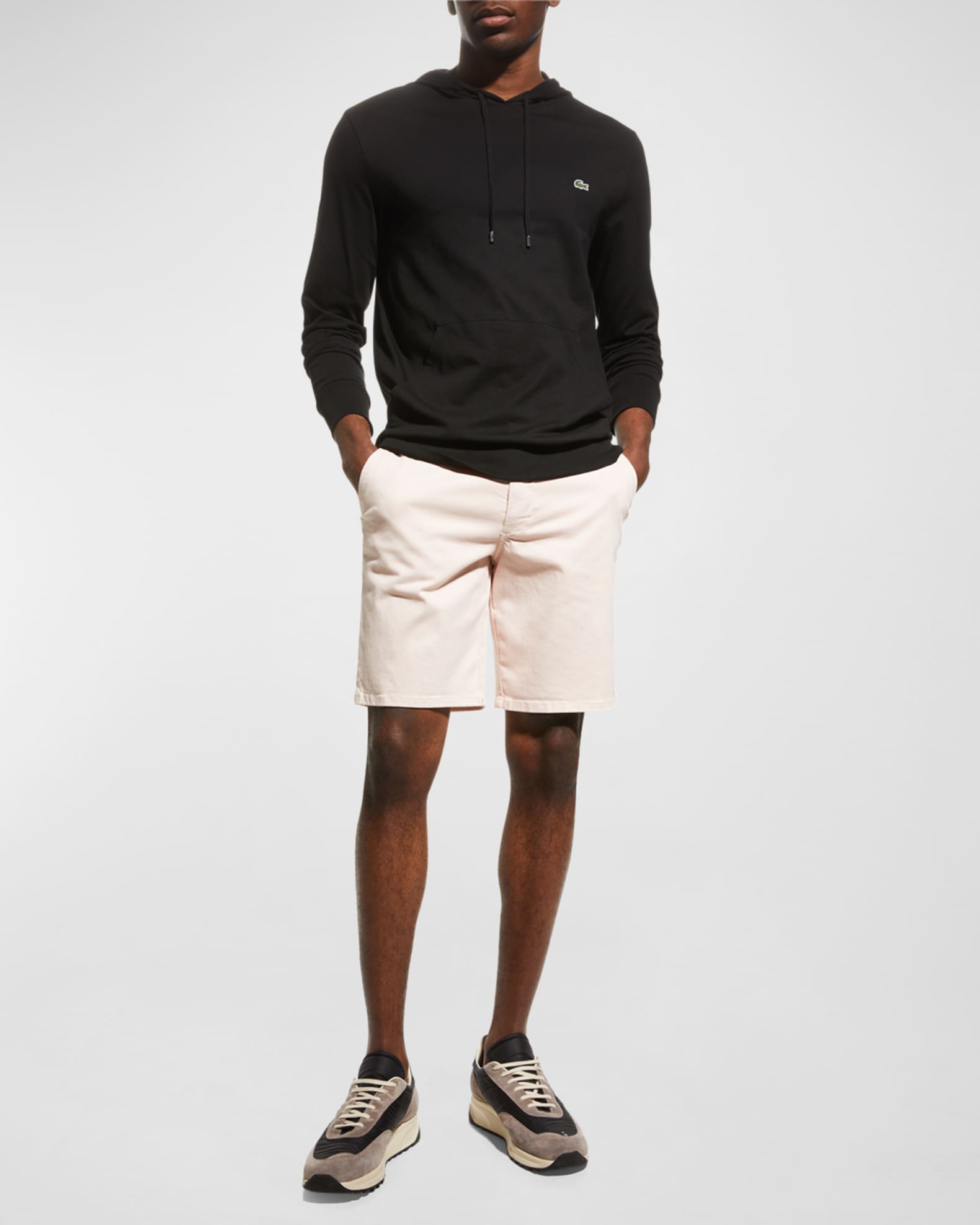 Lacoste Men's Jersey Pullover Hoodie | Neiman Marcus