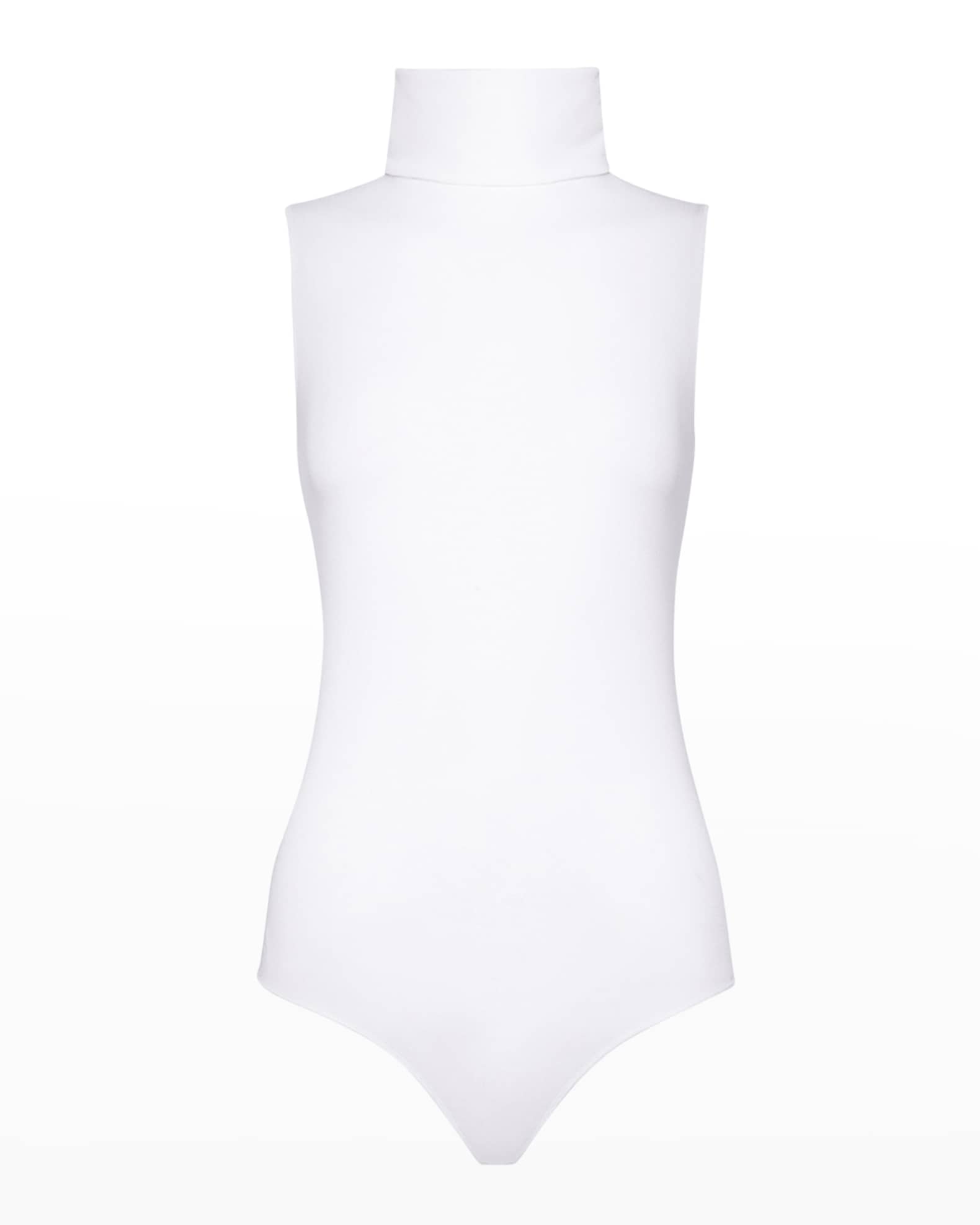 Wolford Sleeveless Turtleneck Viscose Bodysuit