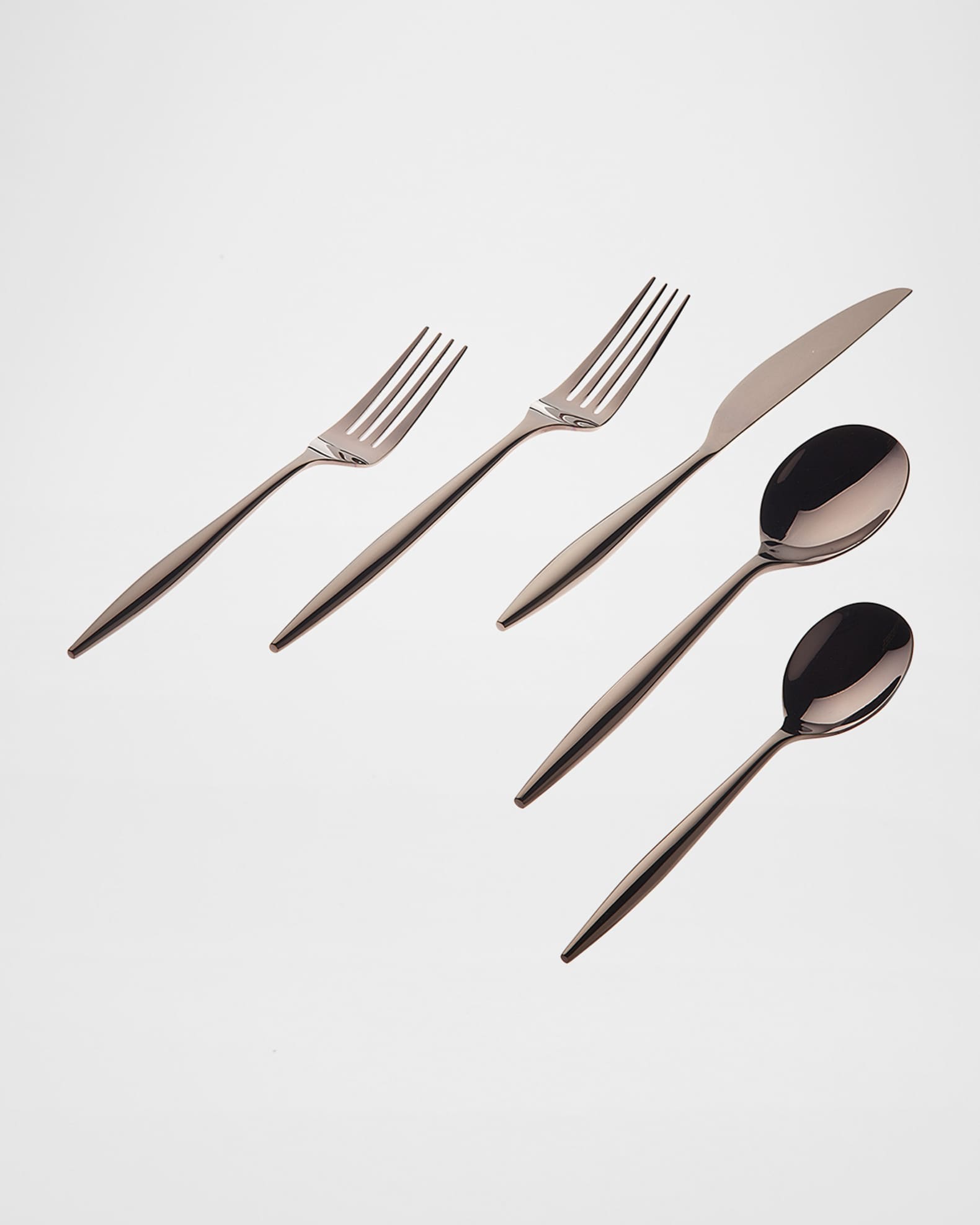Milano Matte Copper 20-Piece Flatware Set - 18/10 0