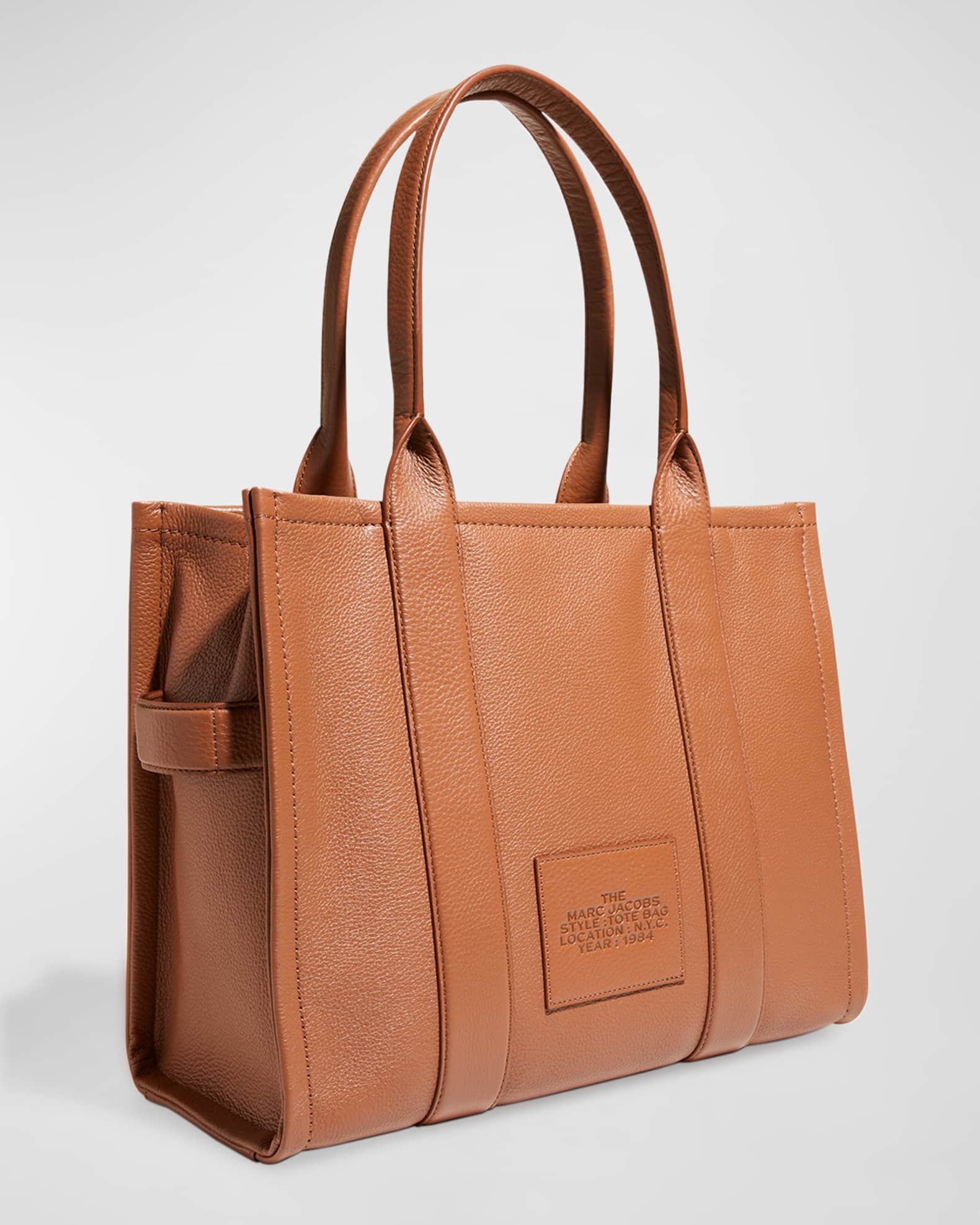 Marc Jacobs The Leather Large Tote Bag | Neiman Marcus