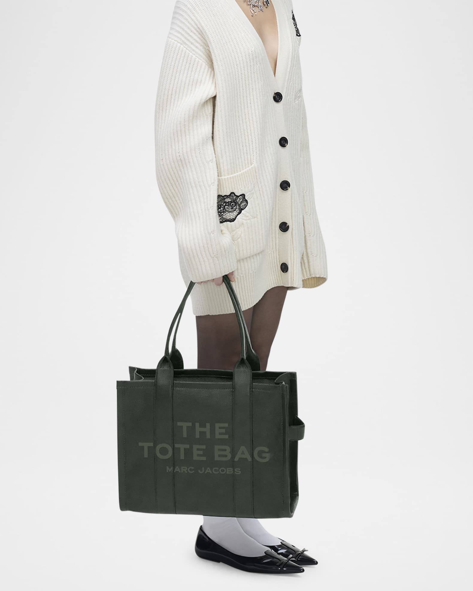 MARC JACOBS（マークジェイコブス）の「THE LEATHER LARGE TOTE