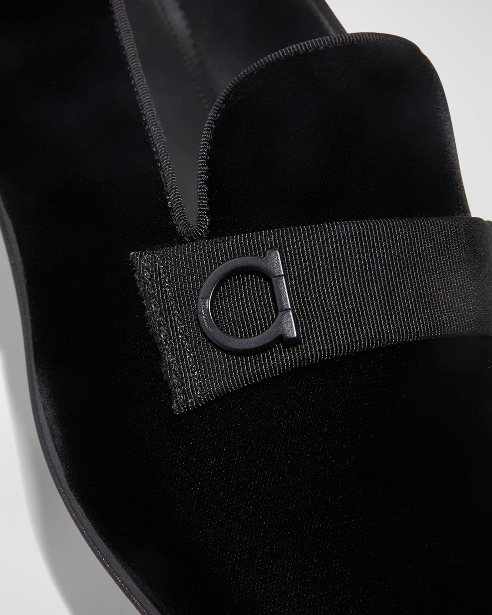 Salvatore ferragamo hotsell andrea velvet loafers