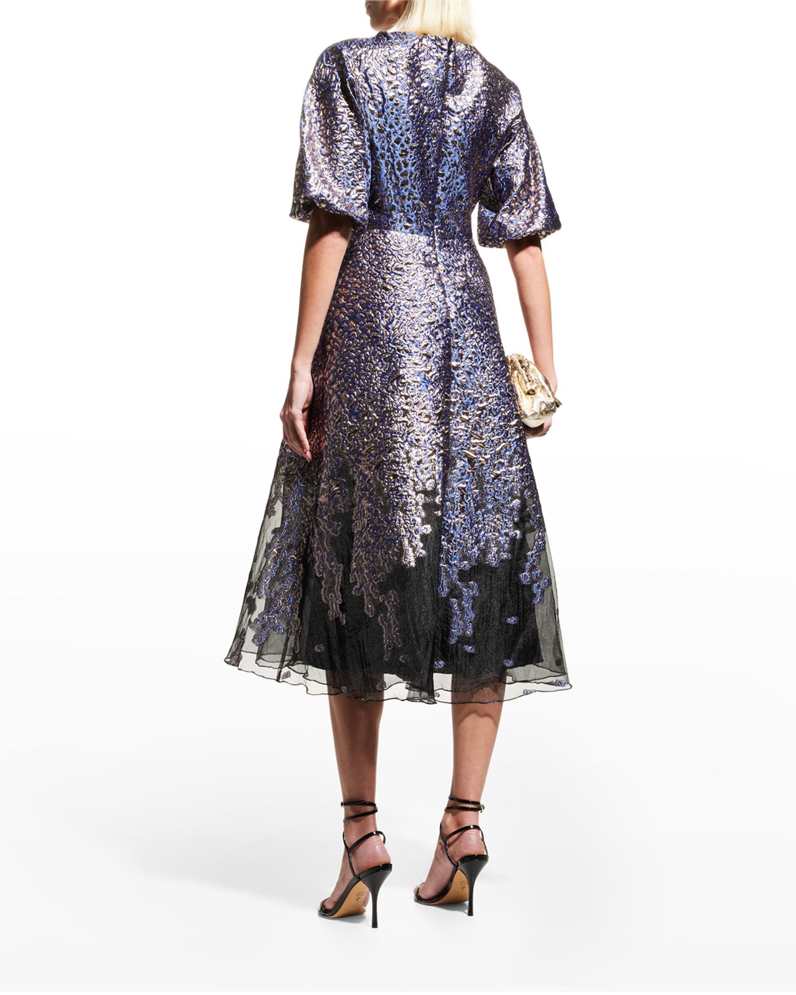 floral maxi lace dress Layla Tulle Color:Cloud Daisy Jacquard Health & Beauty Cosette Jenina Denim Sheath