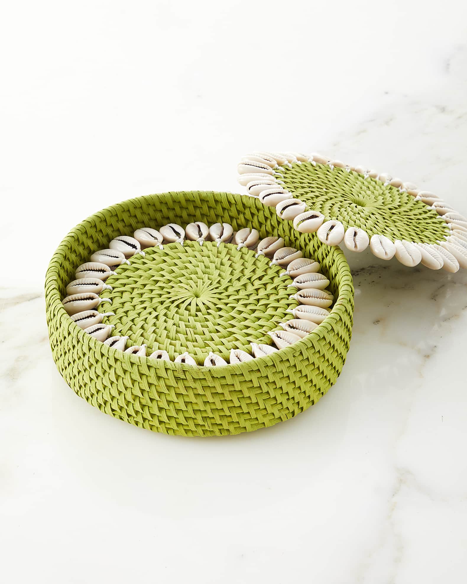 Capiz Coasters, Set of 4 1