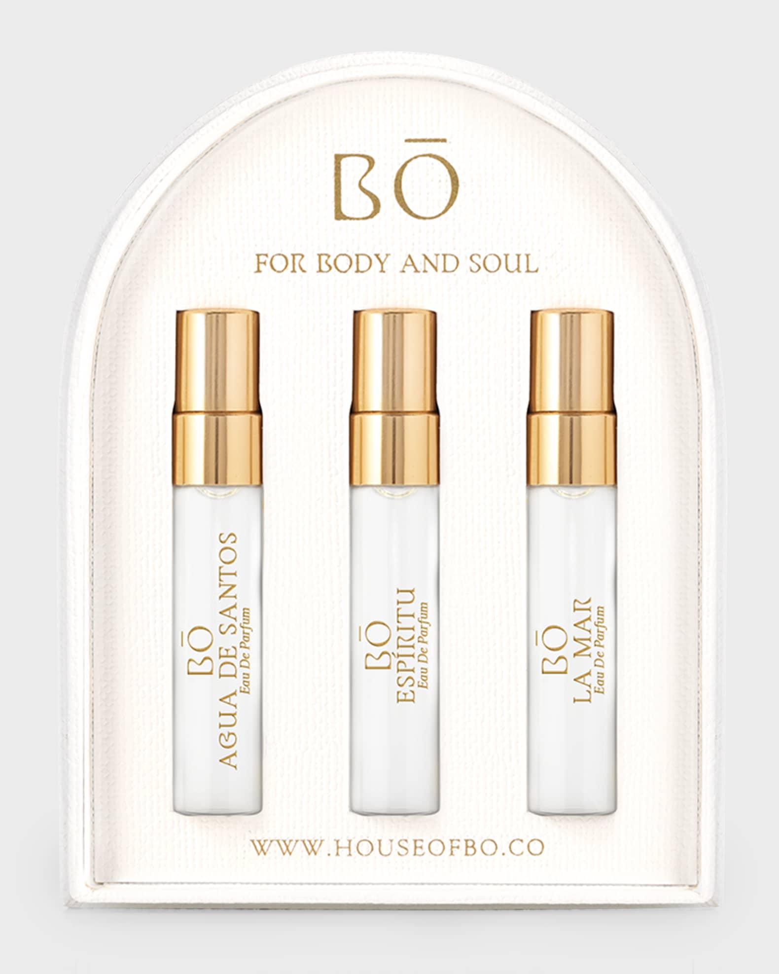 House of Bo Fragrances Bo Discovery Travel Gift Set, 3 x 5 mL