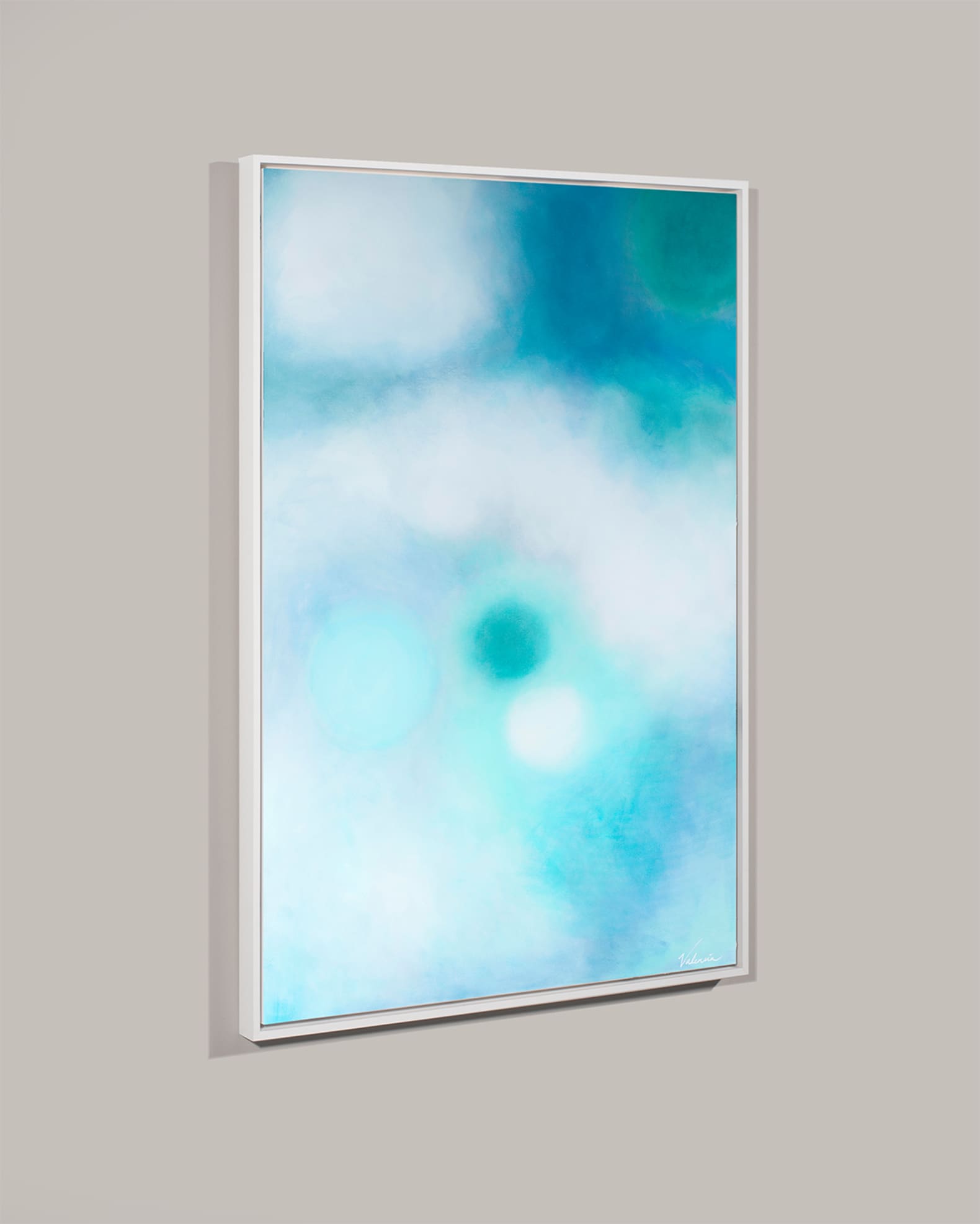 Green Lights' Wall Art on Canvas 1