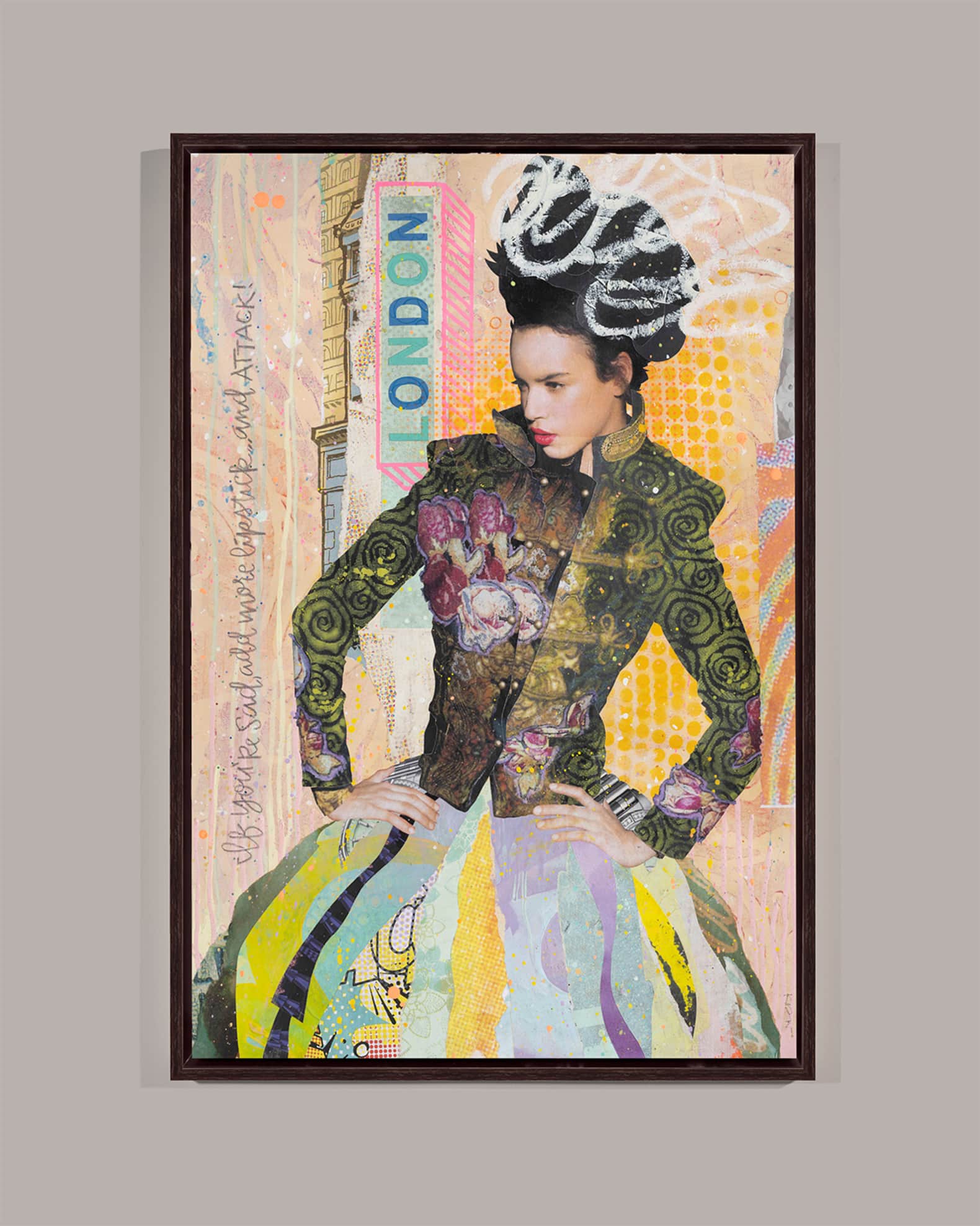 Fashion Fix London' Wall Art on Canvas 0
