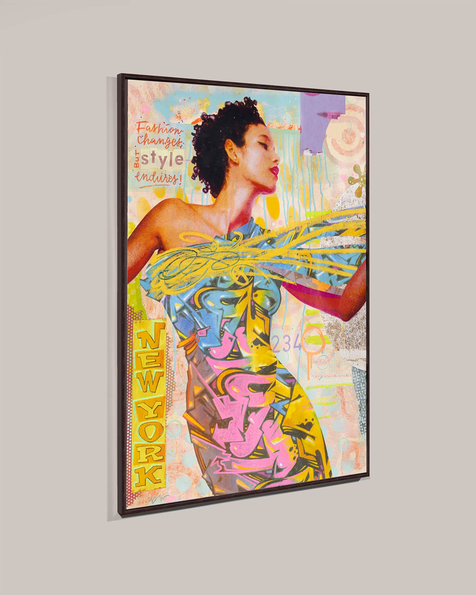 Fashion Fix New York' Wall Art on Canvas 1