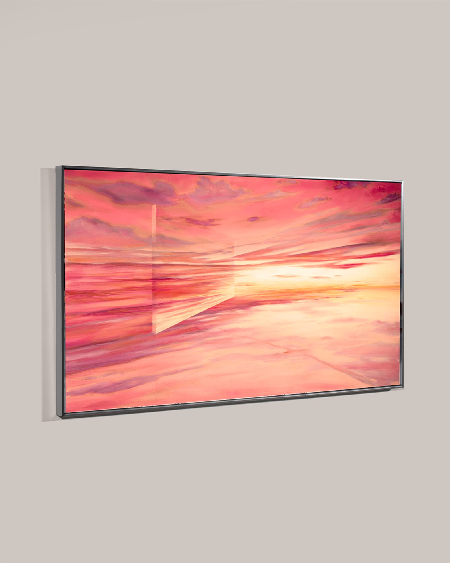 Rose Sunset' Wall Art on Canvas 1