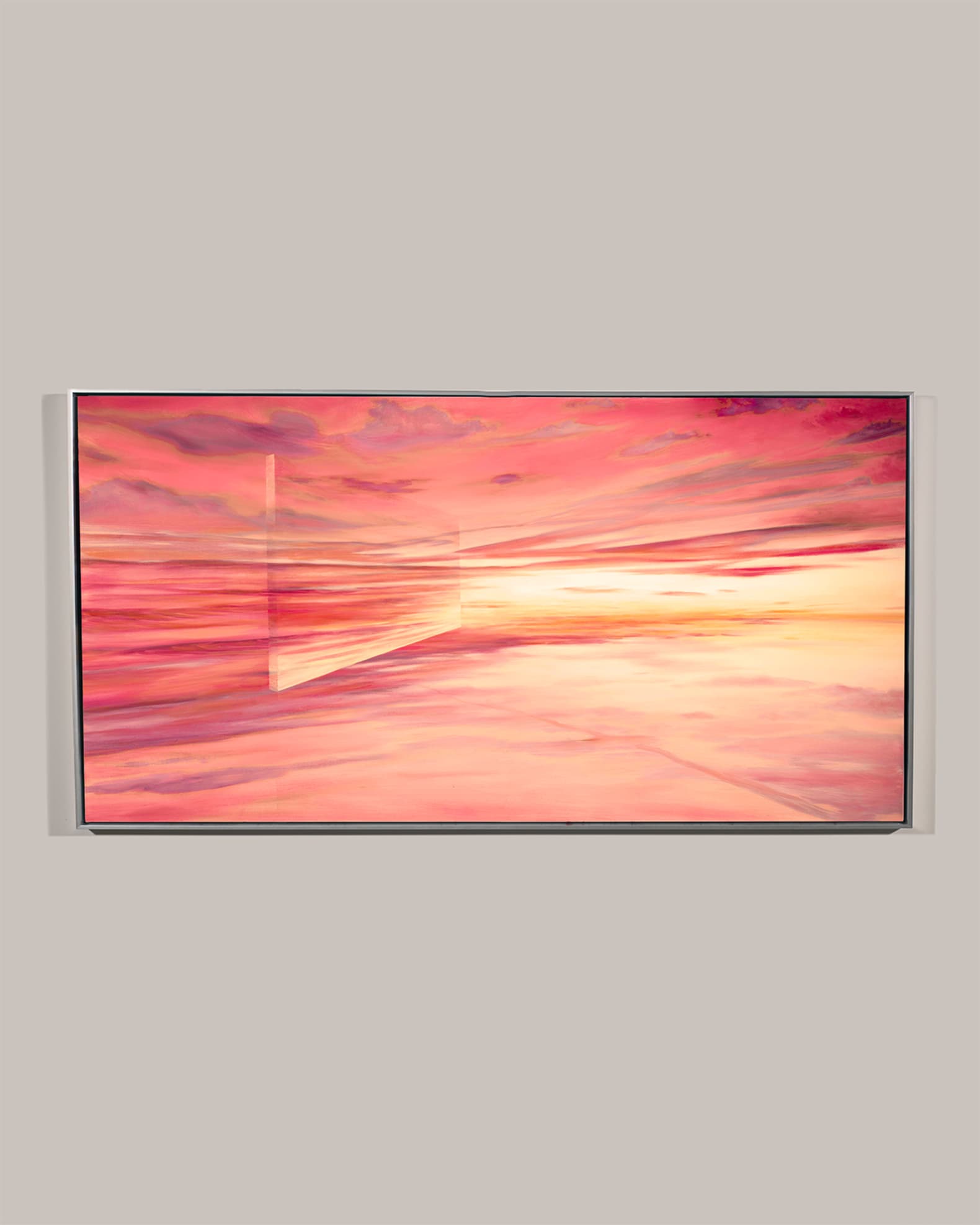 Rose Sunset' Wall Art on Canvas 0