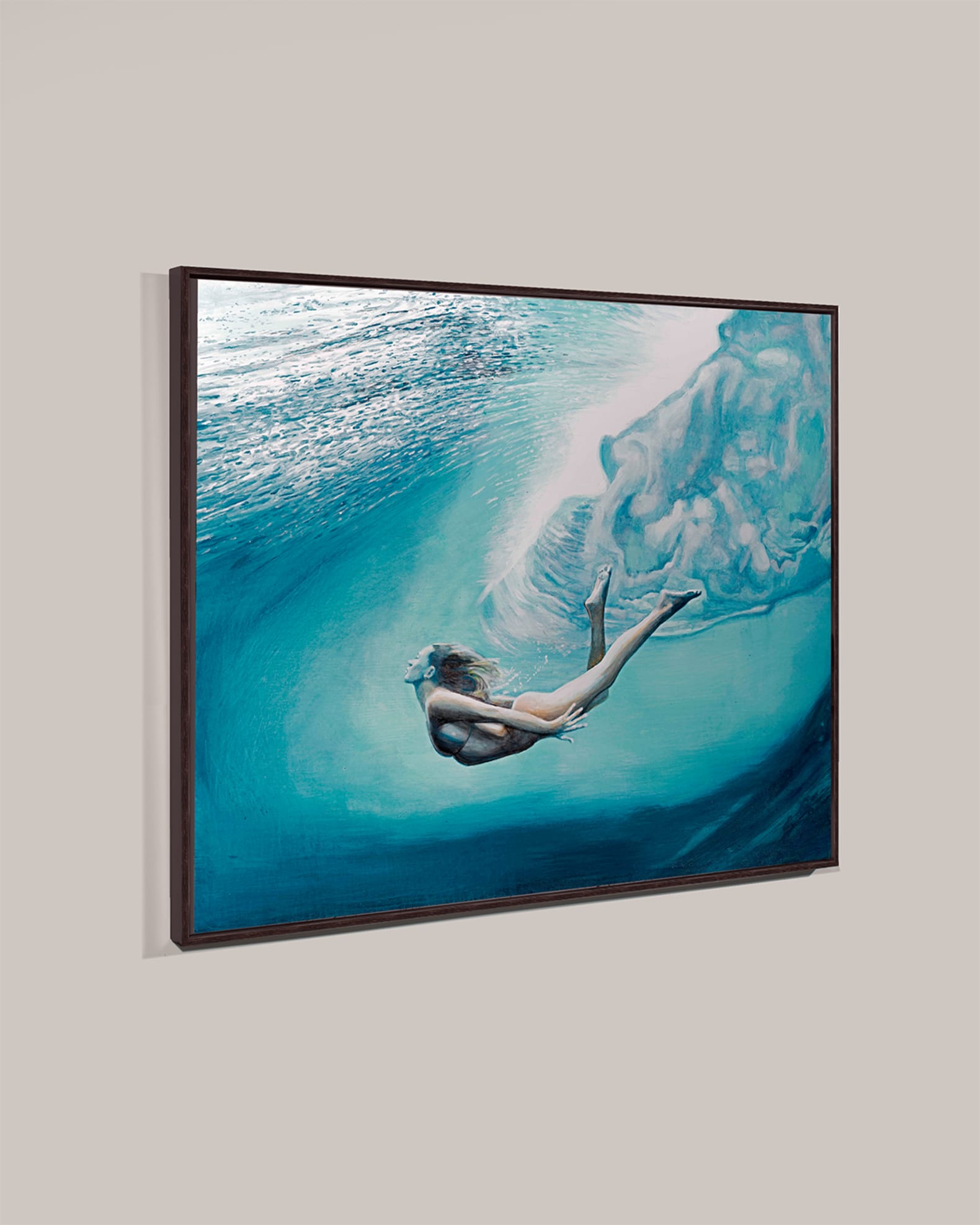 The Swimmer' Wall Art on Canvas 1