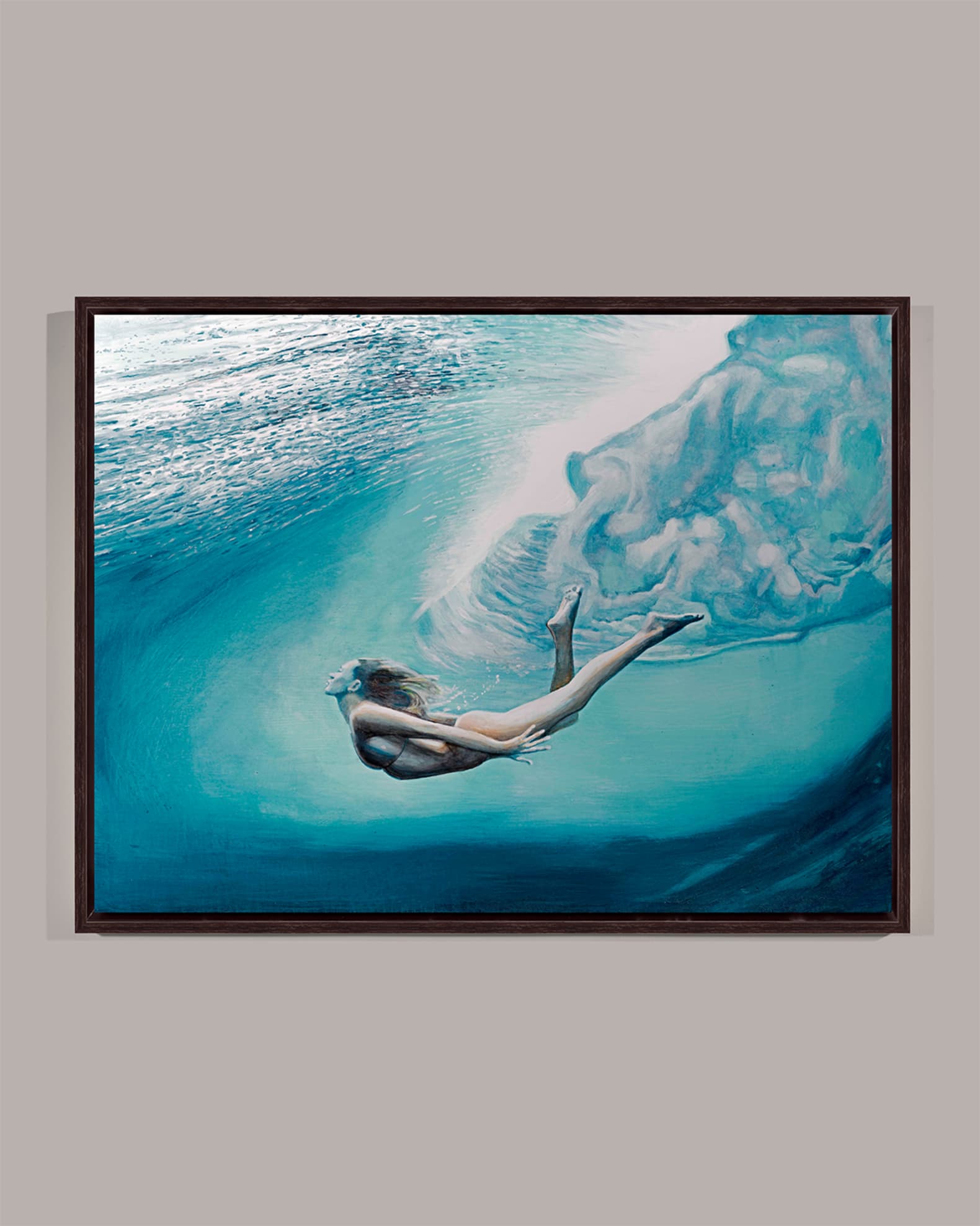 The Swimmer' Wall Art on Canvas 0
