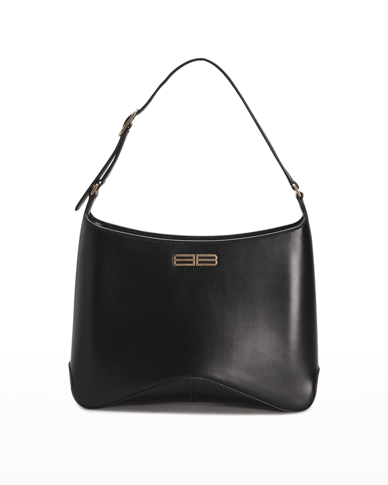 Balenciaga XX Hobo Leather Shoulder Bag | Neiman Marcus