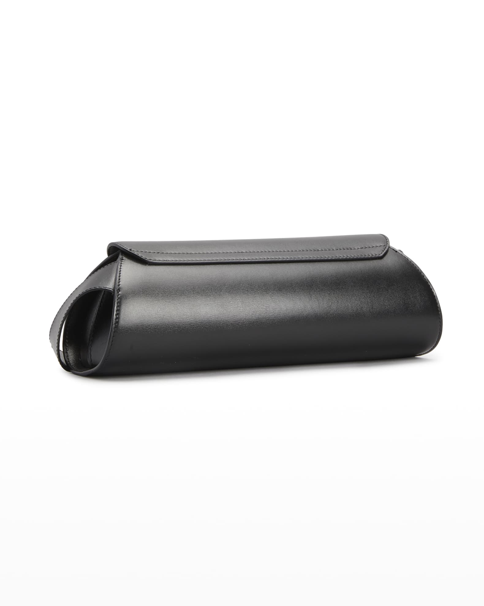Jil Sander Cannolo Small Flap Leather Shoulder Bag | Neiman Marcus