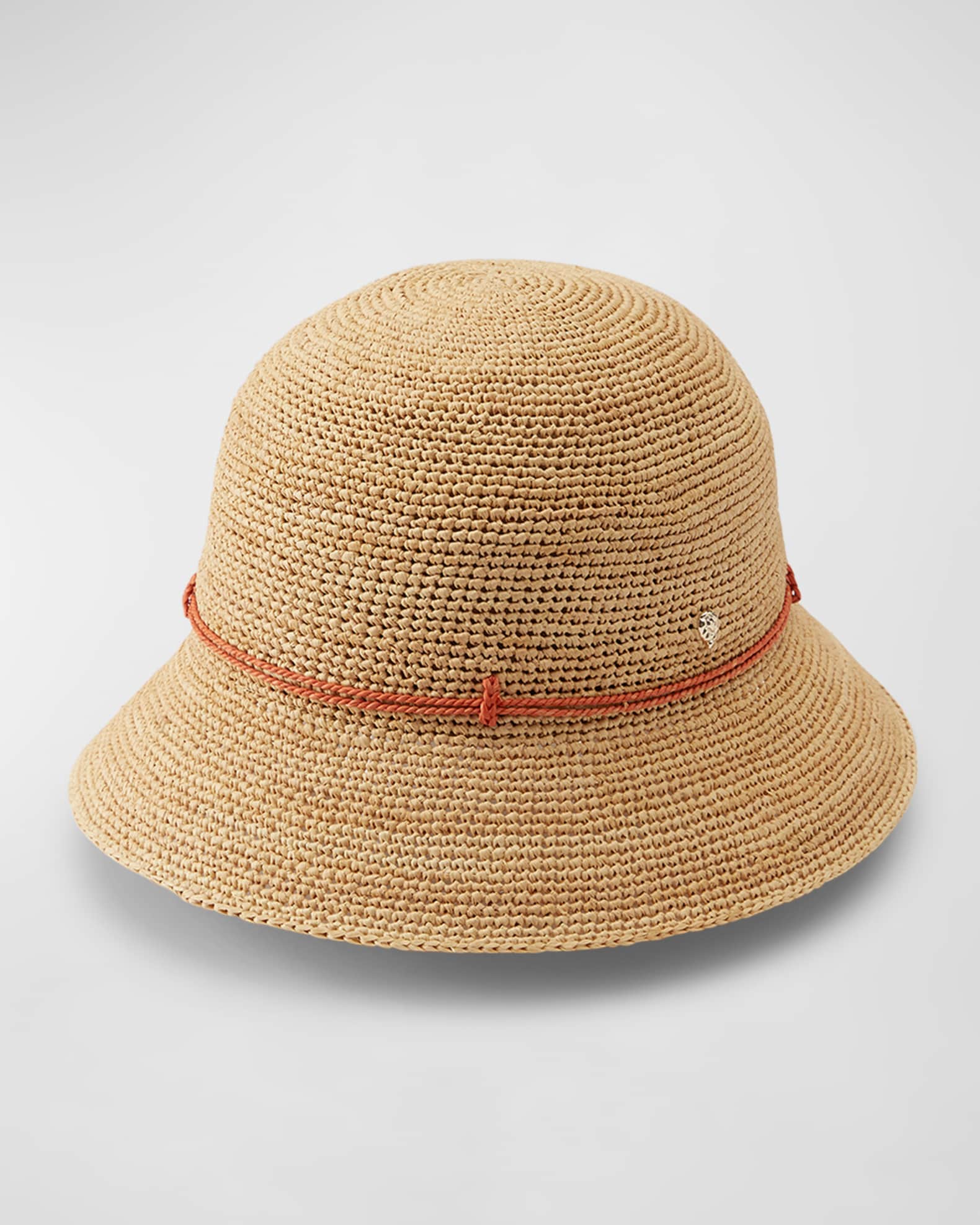 Rosie Packable Raffia Bucket Hat 0