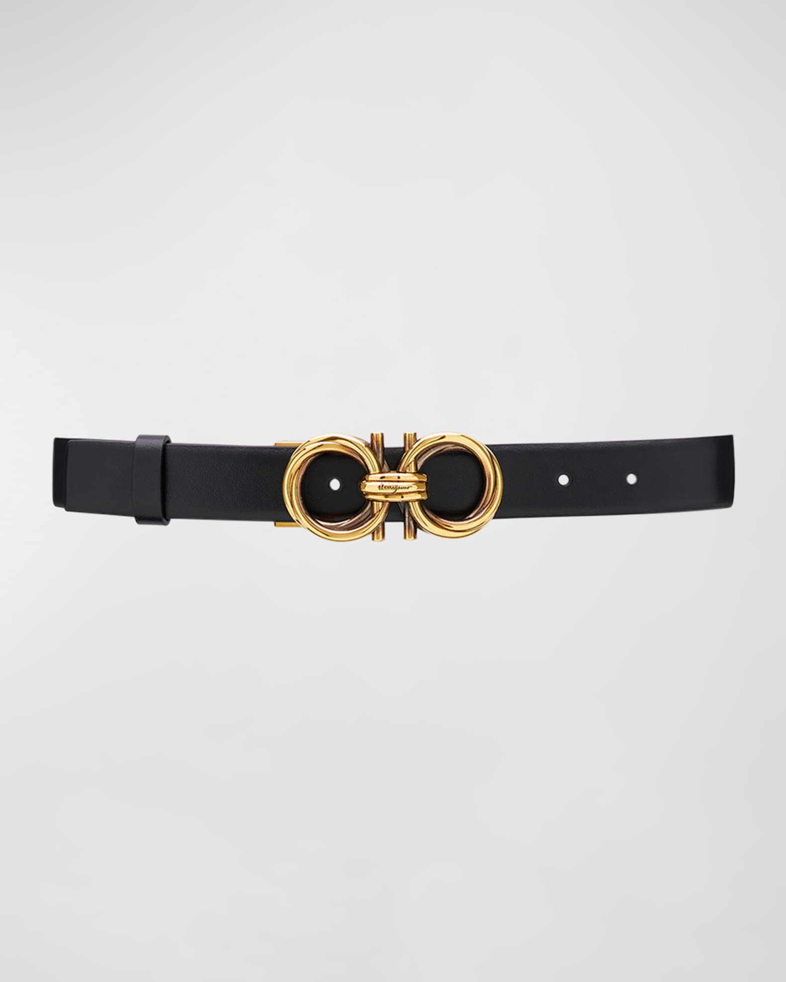 Salvatore ferragamo sale double gancini belt