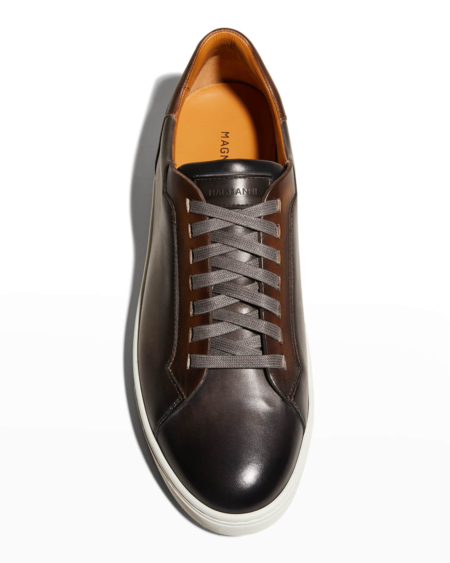Magnanni Men's Amadeo Cupsole Leather Fashion Sneakers | Neiman Marcus