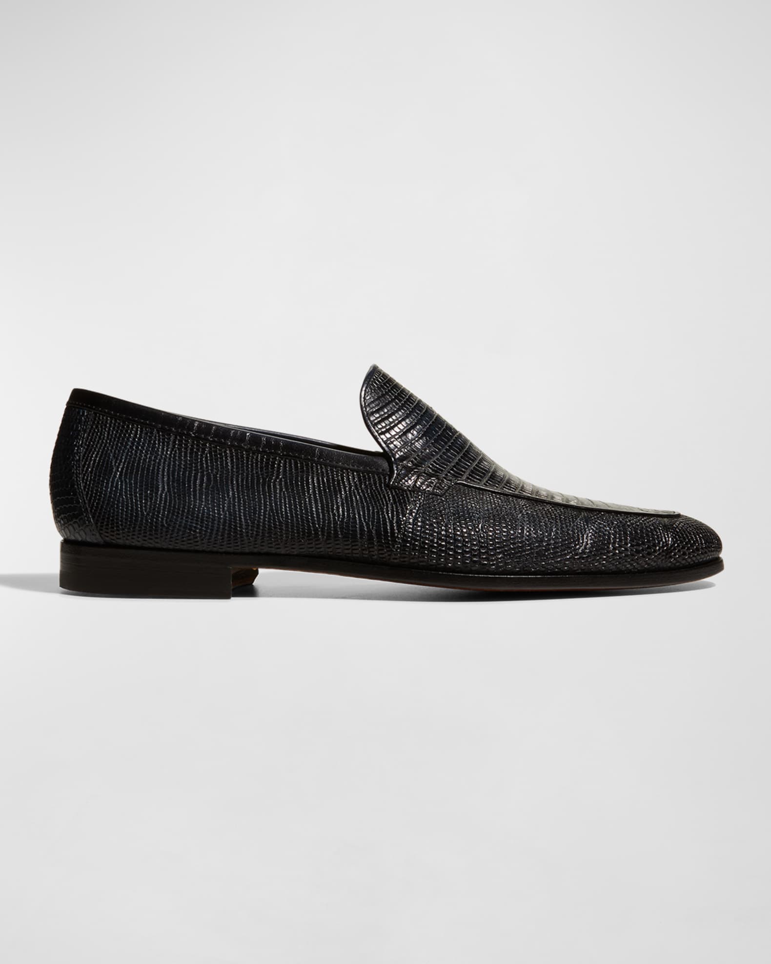 Magnanni Men's Lizard Loafers | Neiman Marcus