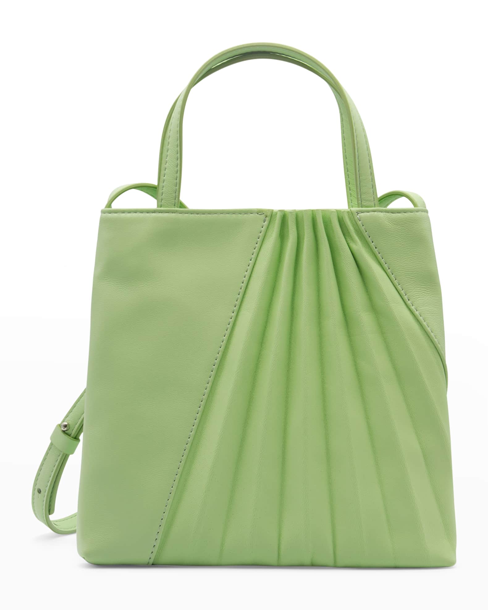 Pleated mini bucket bag new arrivals