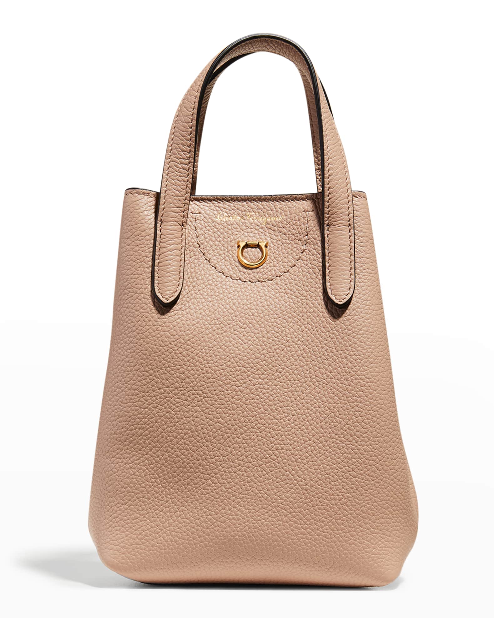 Salvatore Ferragamo Travel Leather Tote Bag Neiman Marcus