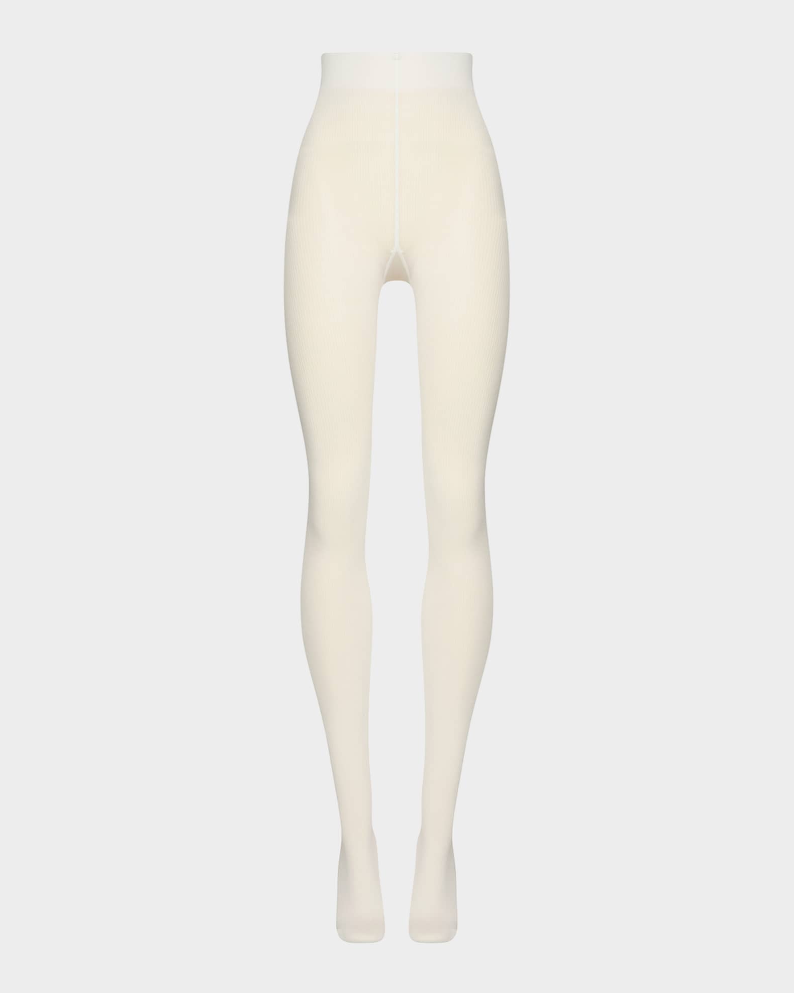 Mary Cotton Rib Tights 0