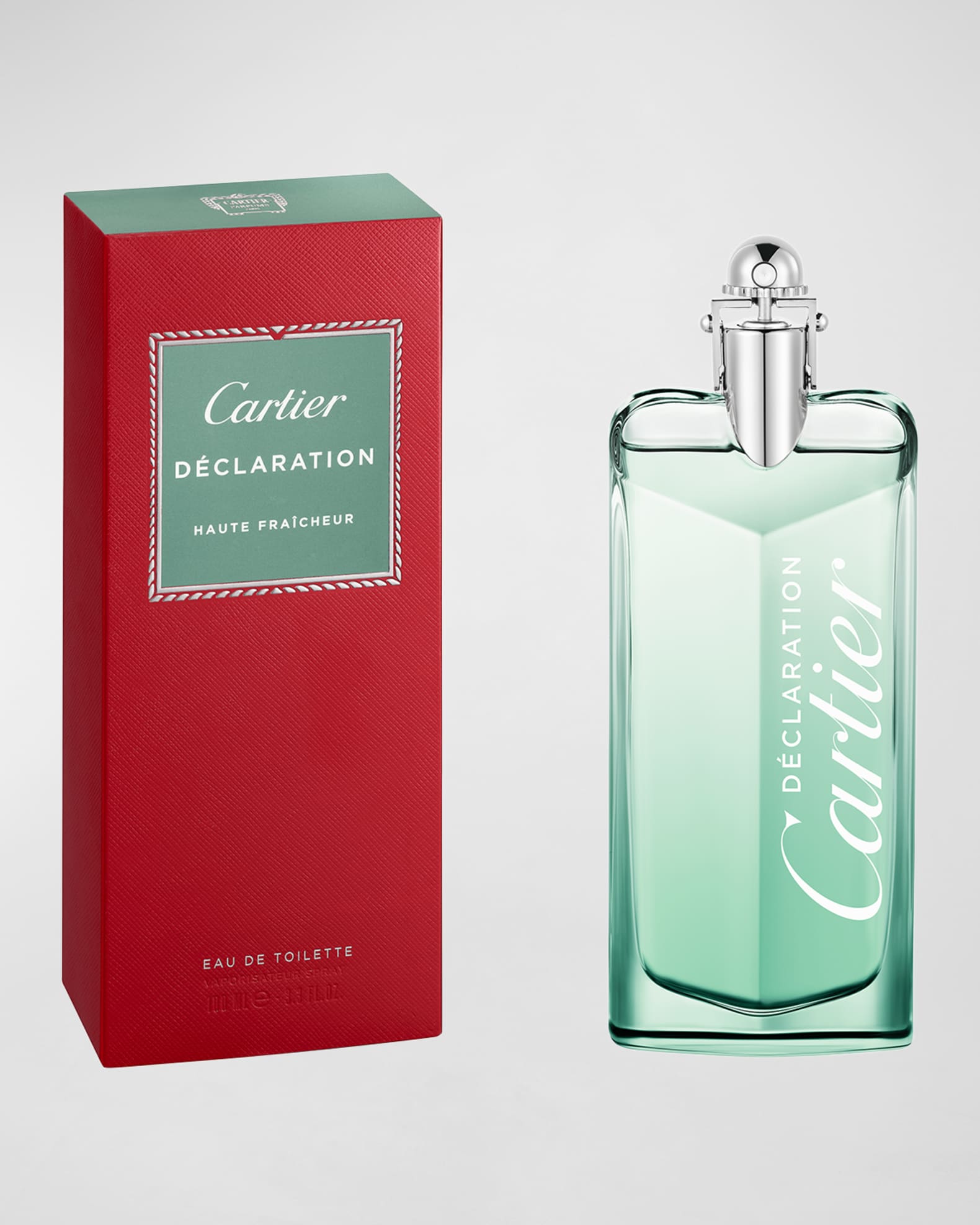 Cartier Declaration Haute Fraicheur Eau de Toilette 3.3 oz. Neiman Marcus