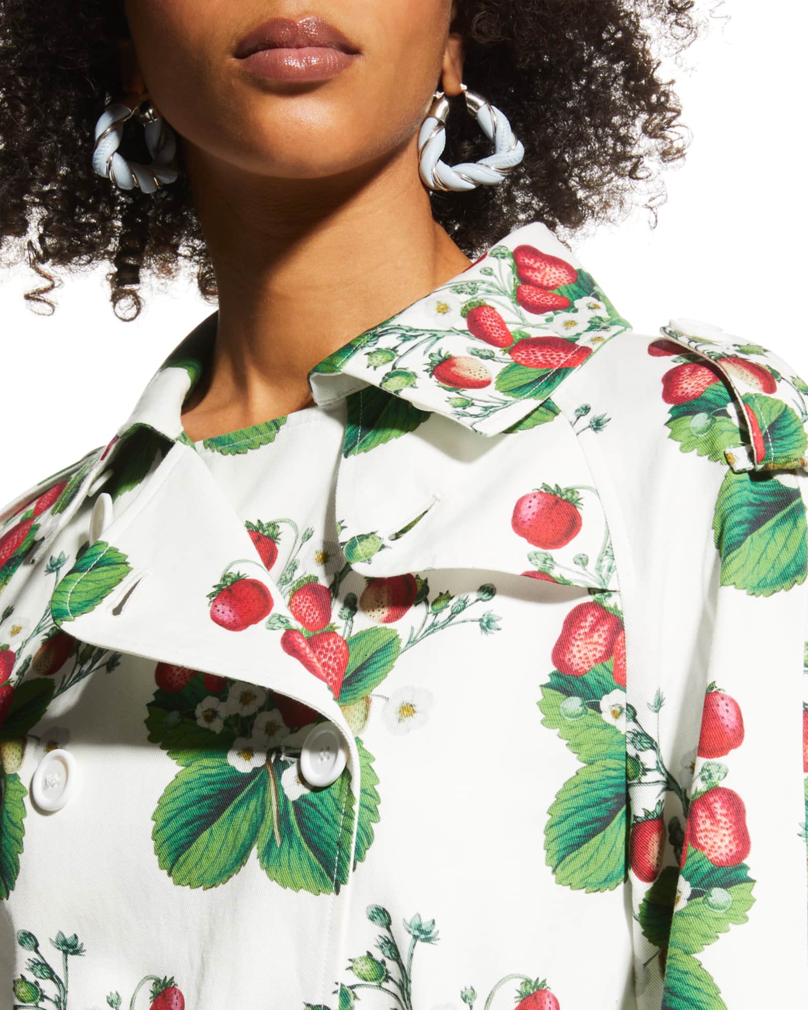 Libertine Strawberry Fields Short Trench Coat | Neiman Marcus