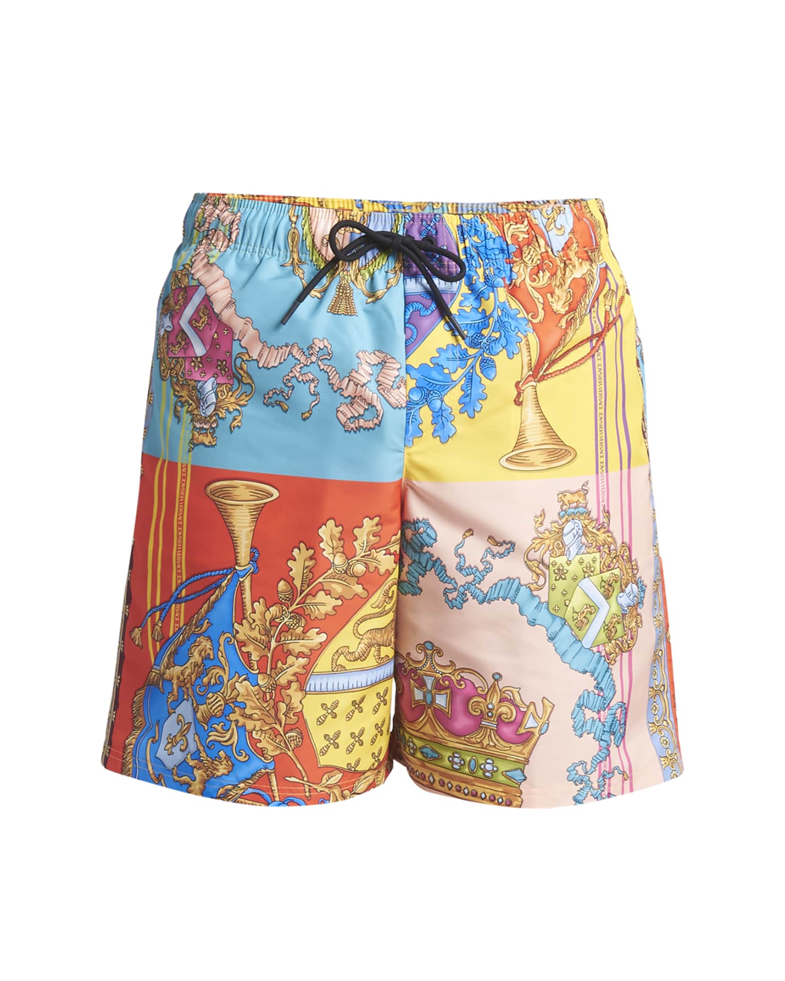 Versace Men's Royal Rebellion Swim Shorts Neiman Marcus