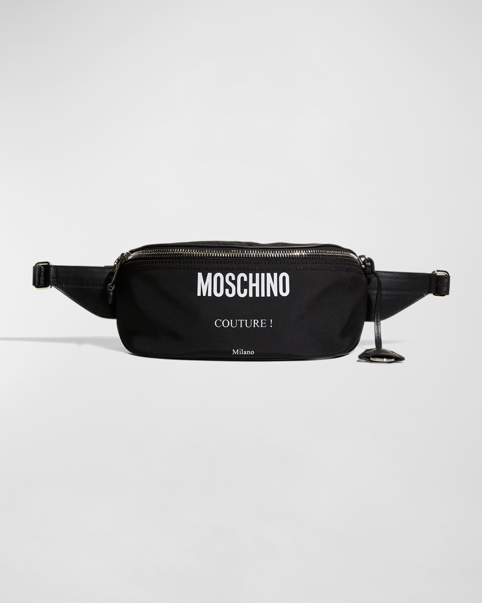 Logo Print Nylon Belt Bag