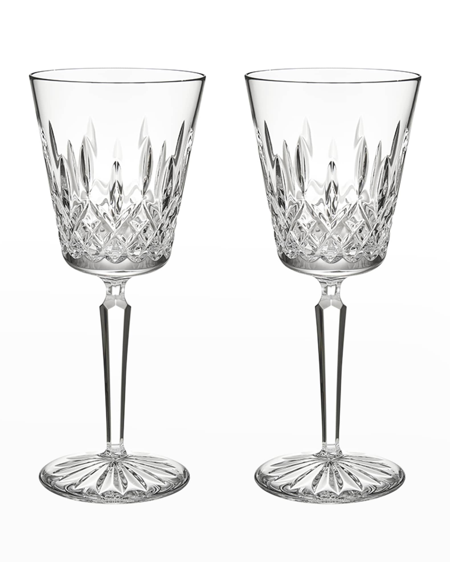 Waterford Crystal Lismore Tall Medium Wine Glasses 13 oz., Set of 2 Neiman Marcus
