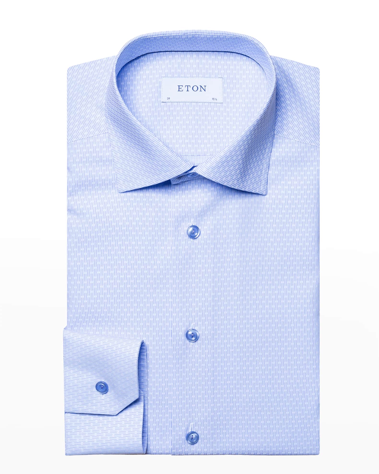 Eton Mens Contemporary Fit Cotton Twill Dress Shirt Neiman Marcus