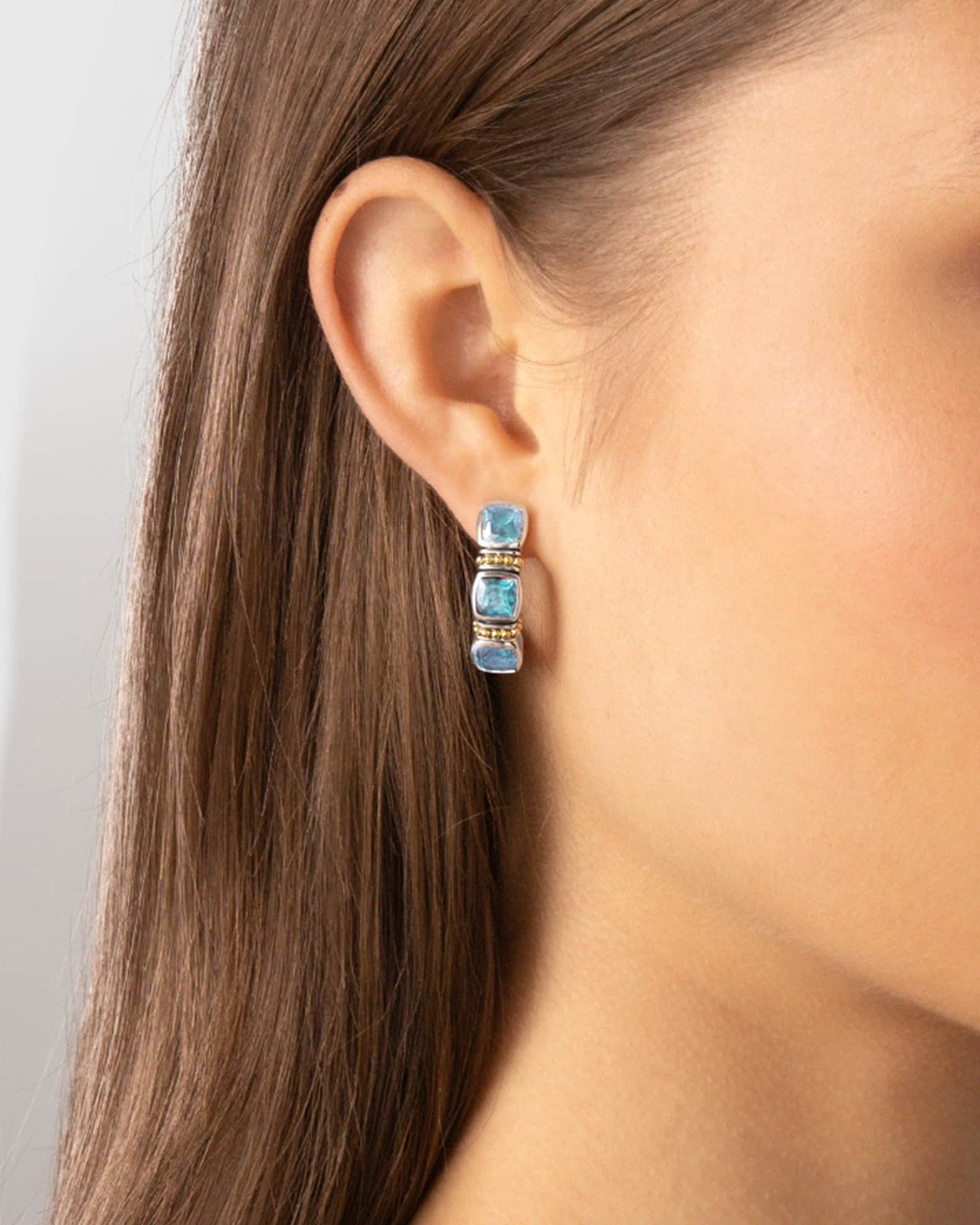 Lagos blue topaz earrings sales