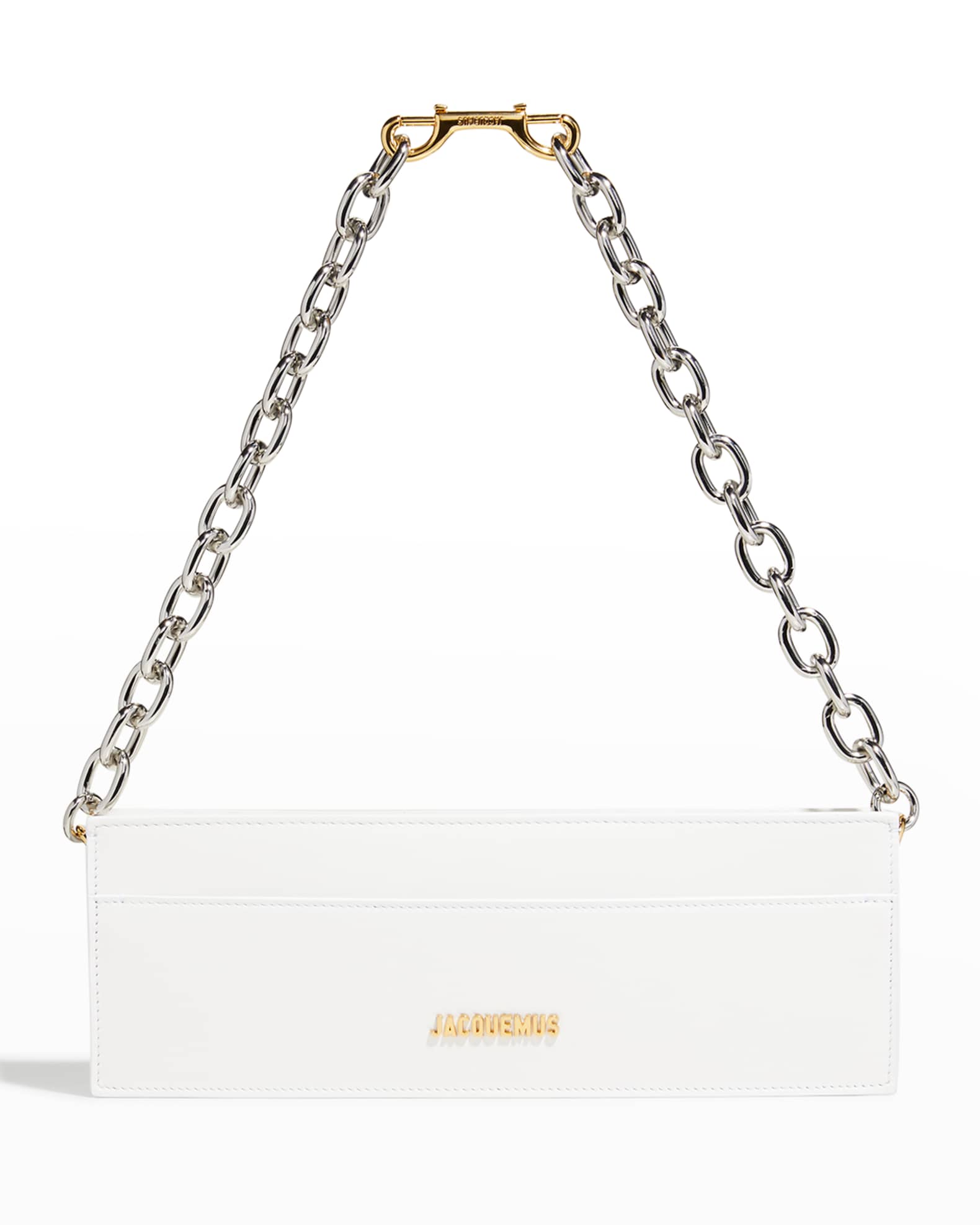 Jacquemus Le Ciuciu Leather Chain Shoulder Bag | Neiman Marcus