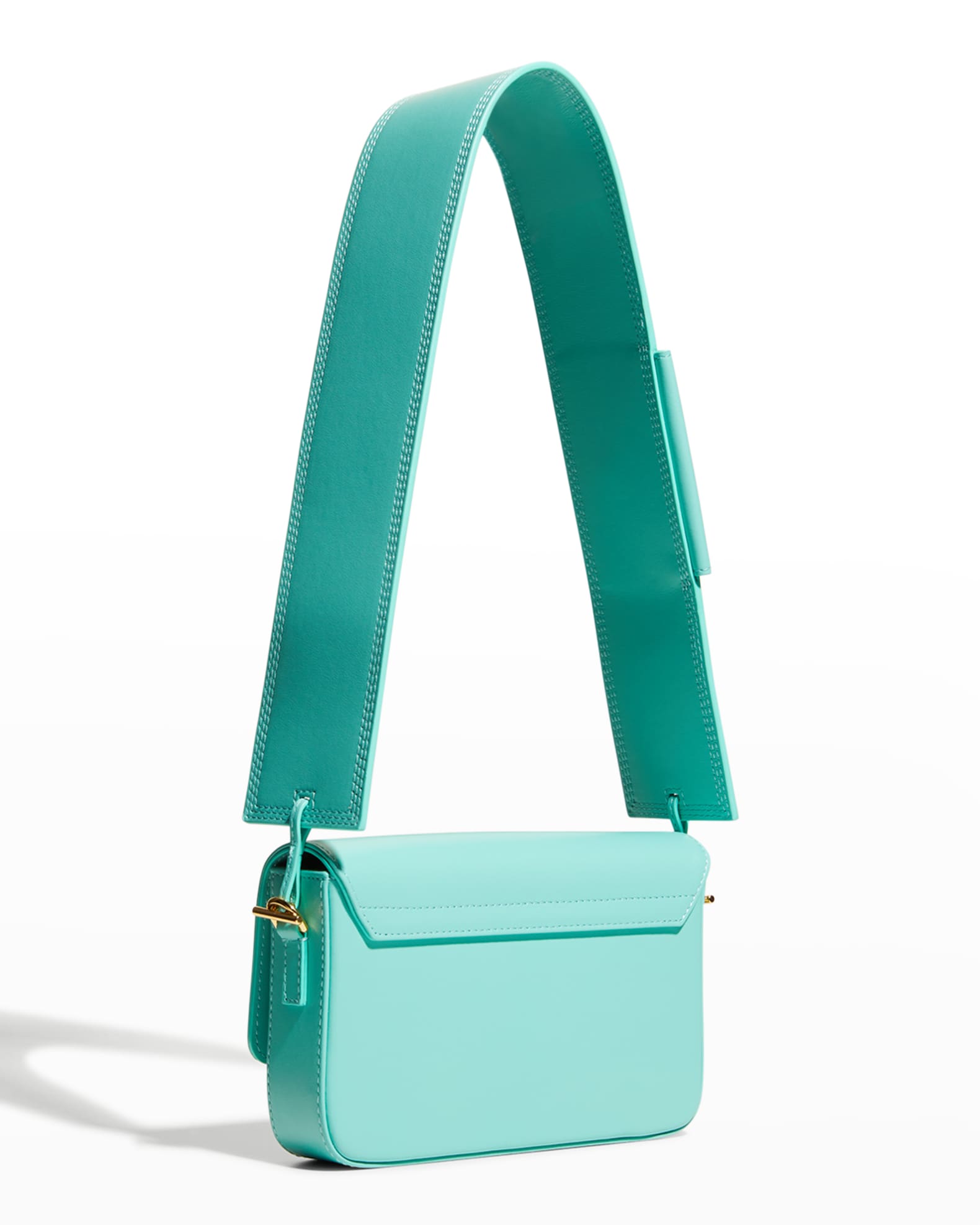 Jacquemus Le Carinu Flap Leather Shoulder Bag Neiman Marcus