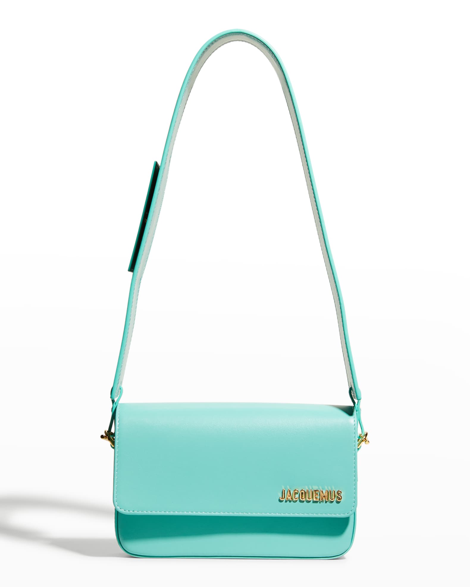 Jacquemus Le Carinu Flap Leather Shoulder Bag Neiman Marcus