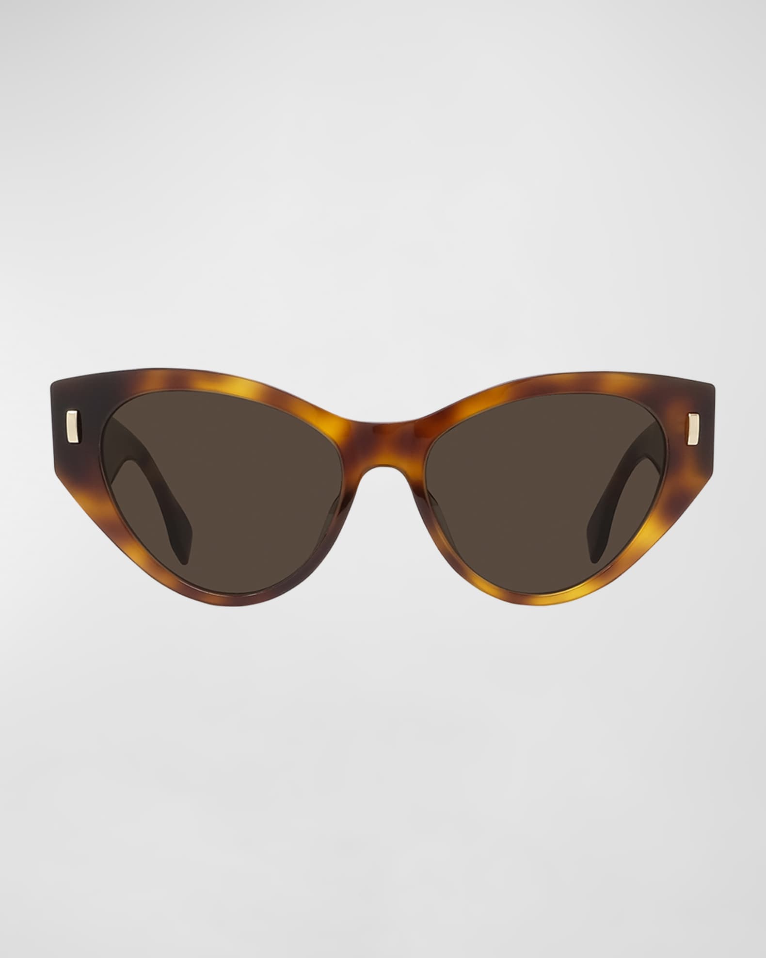 Fendi Tortoiseshell Acetate Cat-Eye Sunglasses | Neiman Marcus