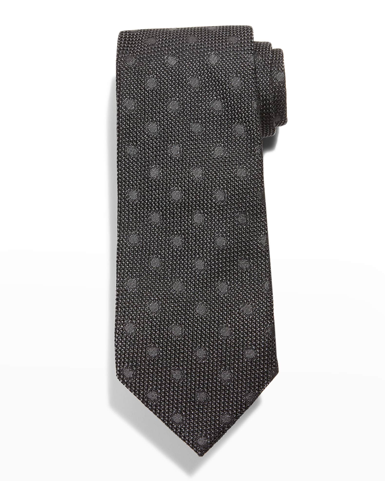 neimanmarcus.com | Men's Jacquard Dot Silk Tie