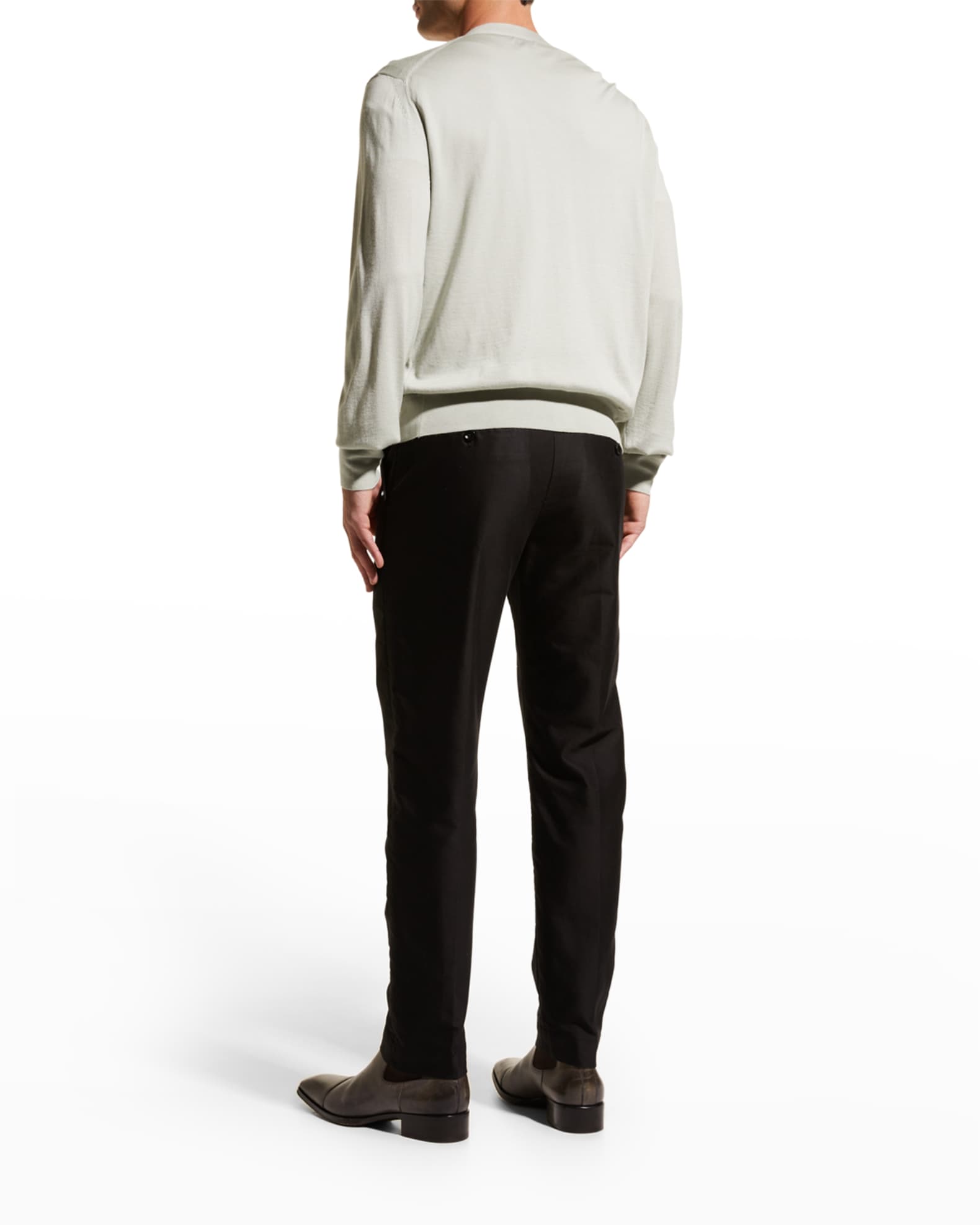 TOM FORD Men's Cashmere-Silk Cardigan Sweater | Neiman Marcus