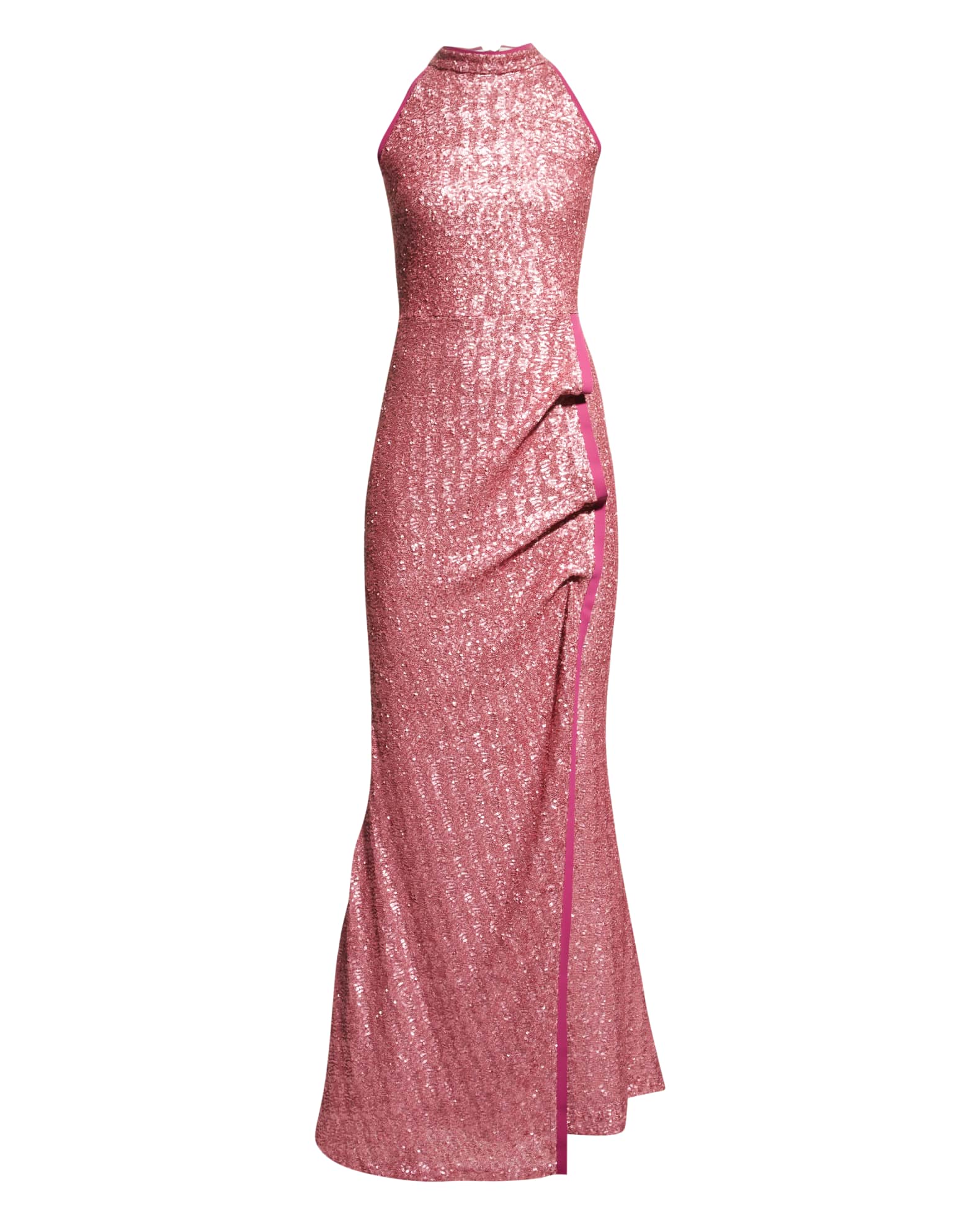 Chiara Boni La Petite Robe Teodelina Sequin Halter Gown | Neiman Marcus