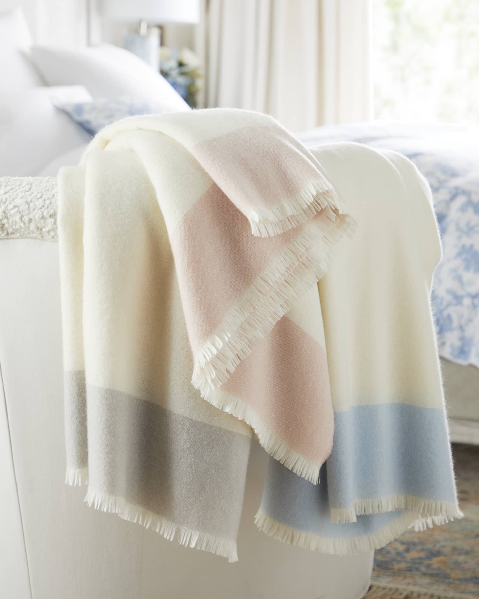 Neiman marcus cashmere throw on sale