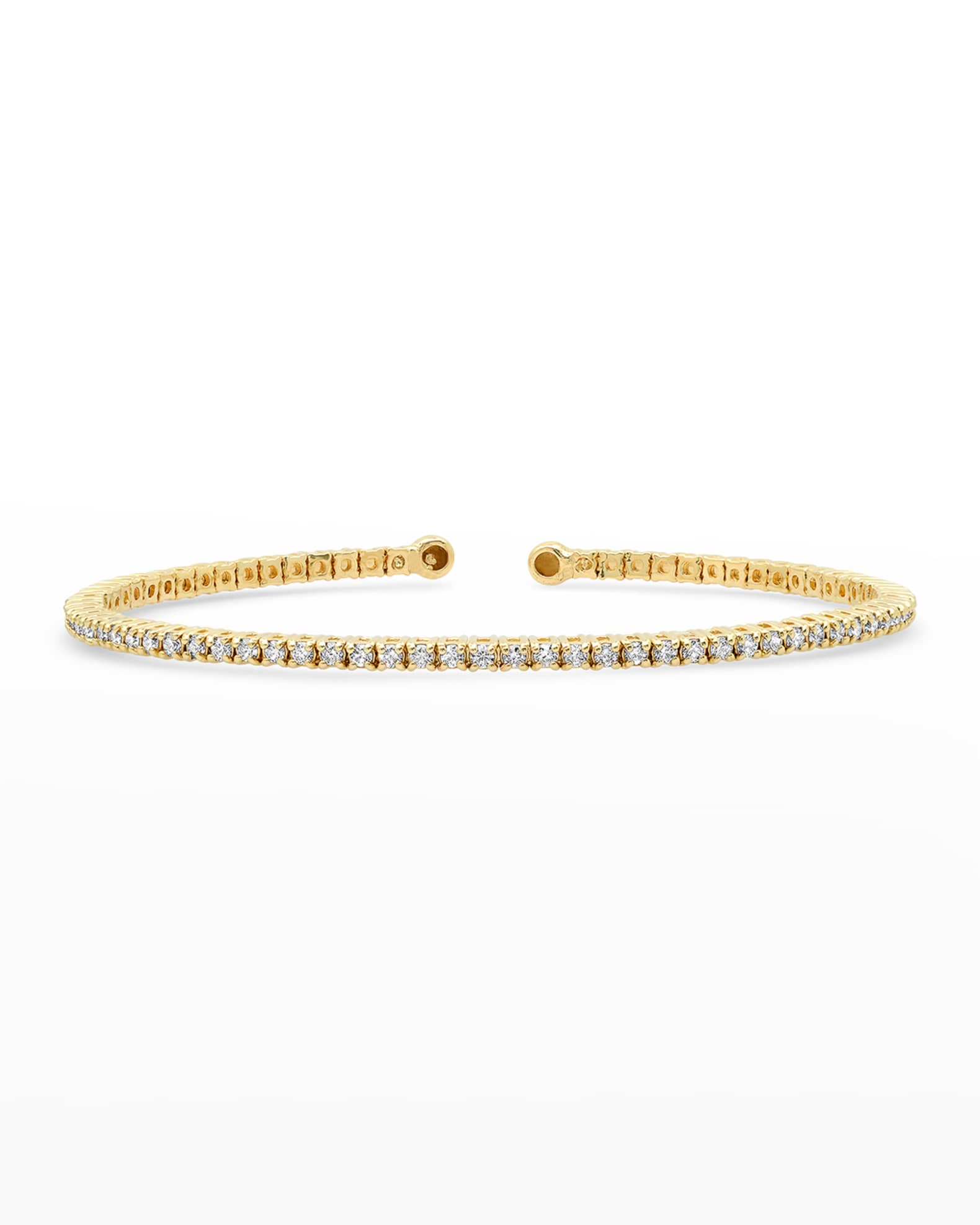 Jennifer Meyer 18kt yellow gold small Edith diamond bezel link bracelet