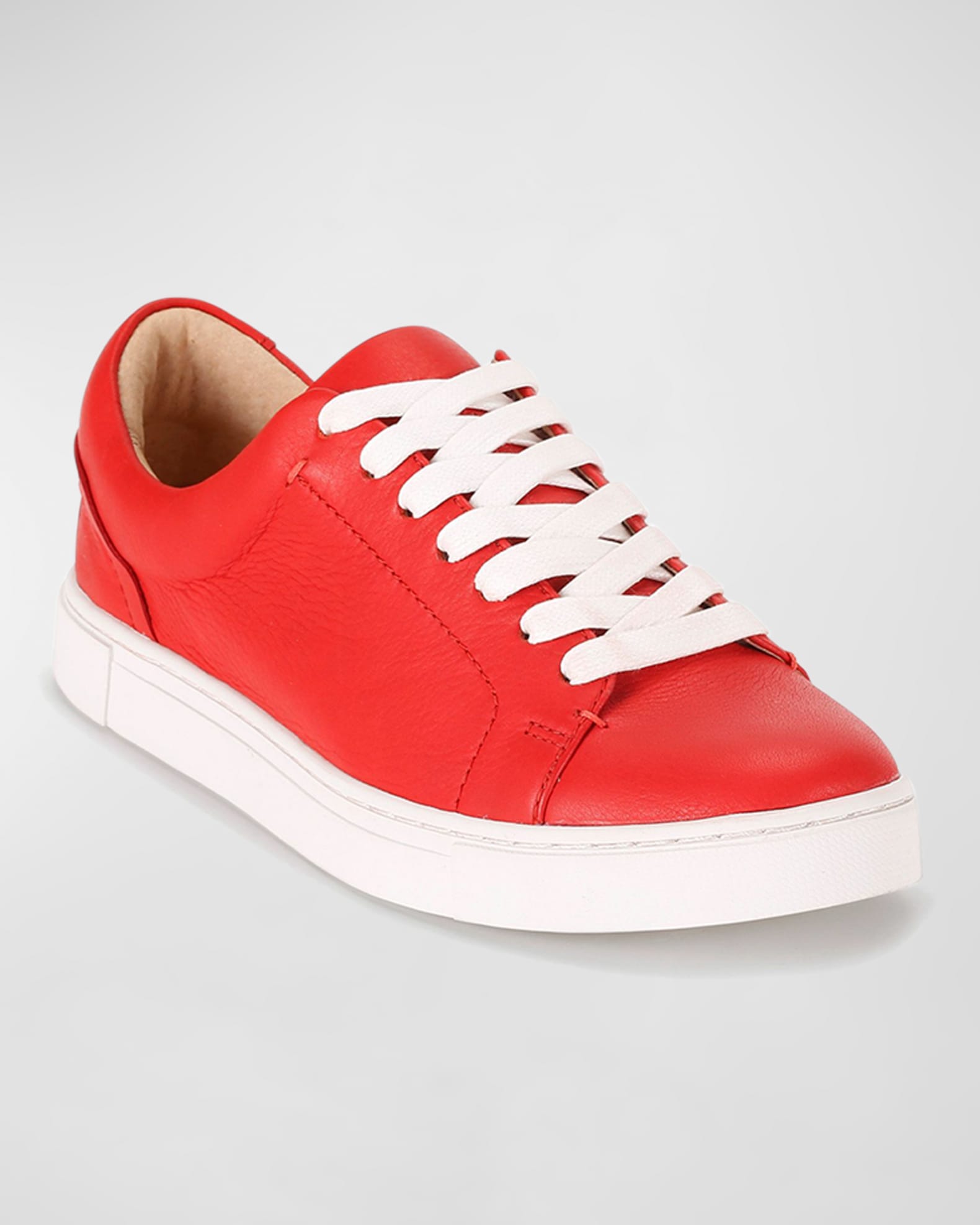 FRYE Kerry Low Lace-up Fashion Sneakers Red Size 7.5