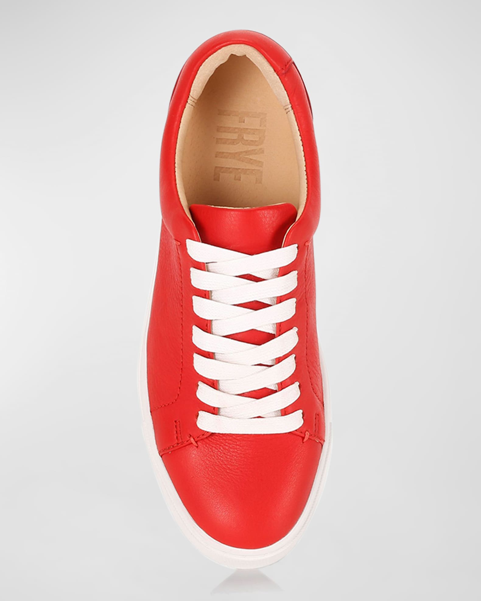 frye ivy leather sneakers