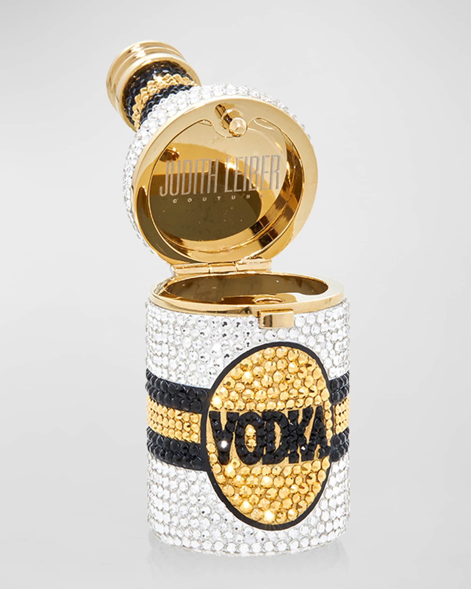 Mini Vodka Bottle Crystal Pillbox 1