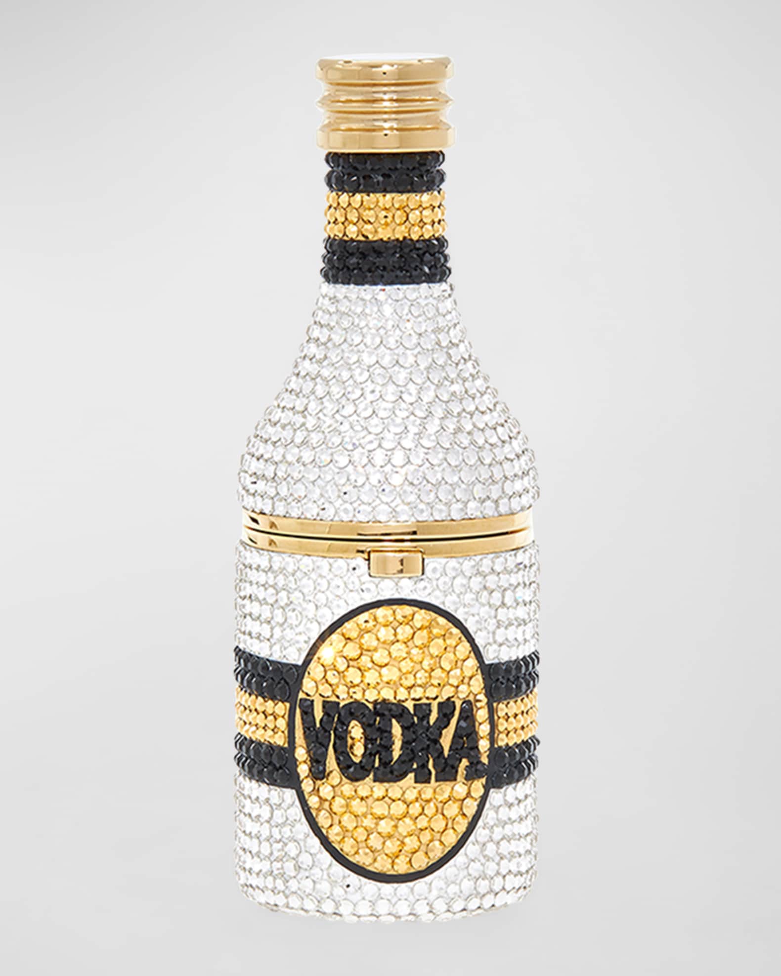Mini Vodka Bottle Crystal Pillbox 0